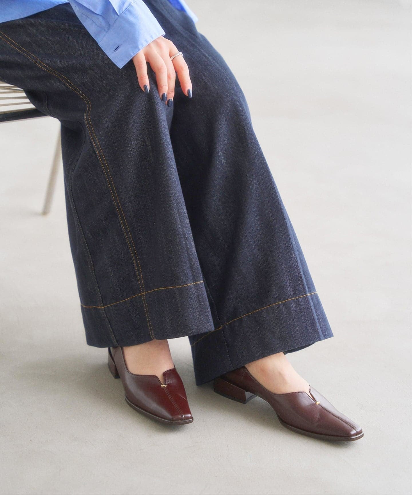 LE TALON｜《追加3》2.5cmスクエアスリットソフトフラット | Rakuten