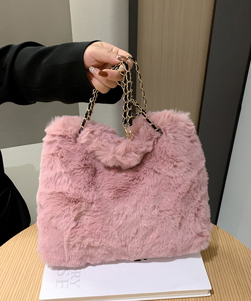 miniministore｜ファーバッグ 大容量 チェーンバッグ韓国 | Rakuten