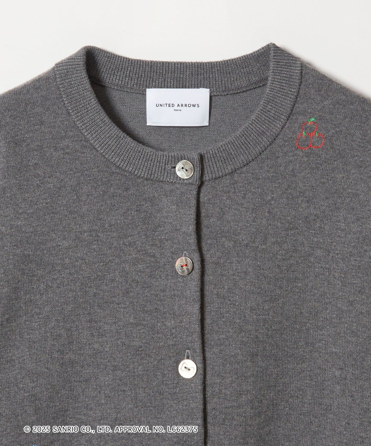 HELLO KITTY×UNITED ARROWSエンブロイダリーカーディガン HELLO KITTY × UNITED ARROWS＞エンブロイダリー カーディガン