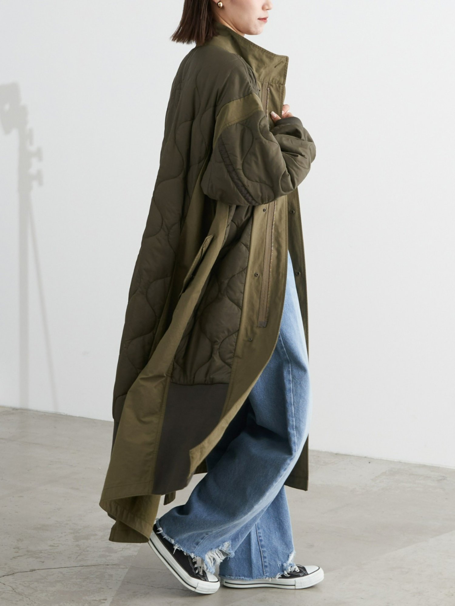 CIAOPANIC TYPY｜【etsinta/エシンタ】切替マキシミリタリーコート