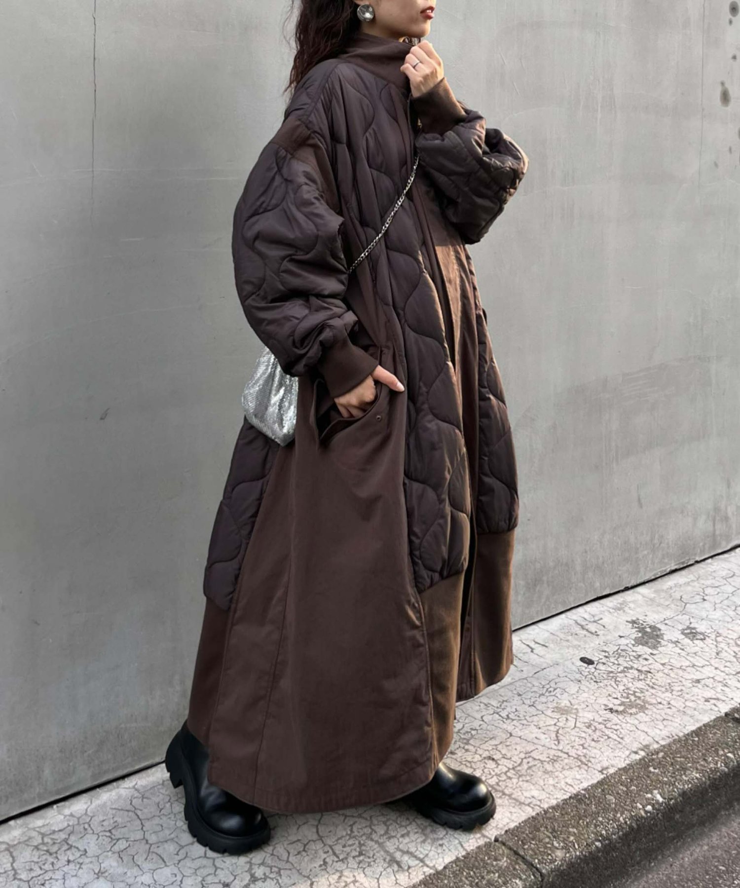 CIAOPANIC TYPY｜【etsinta/エシンタ】切替マキシミリタリーコート