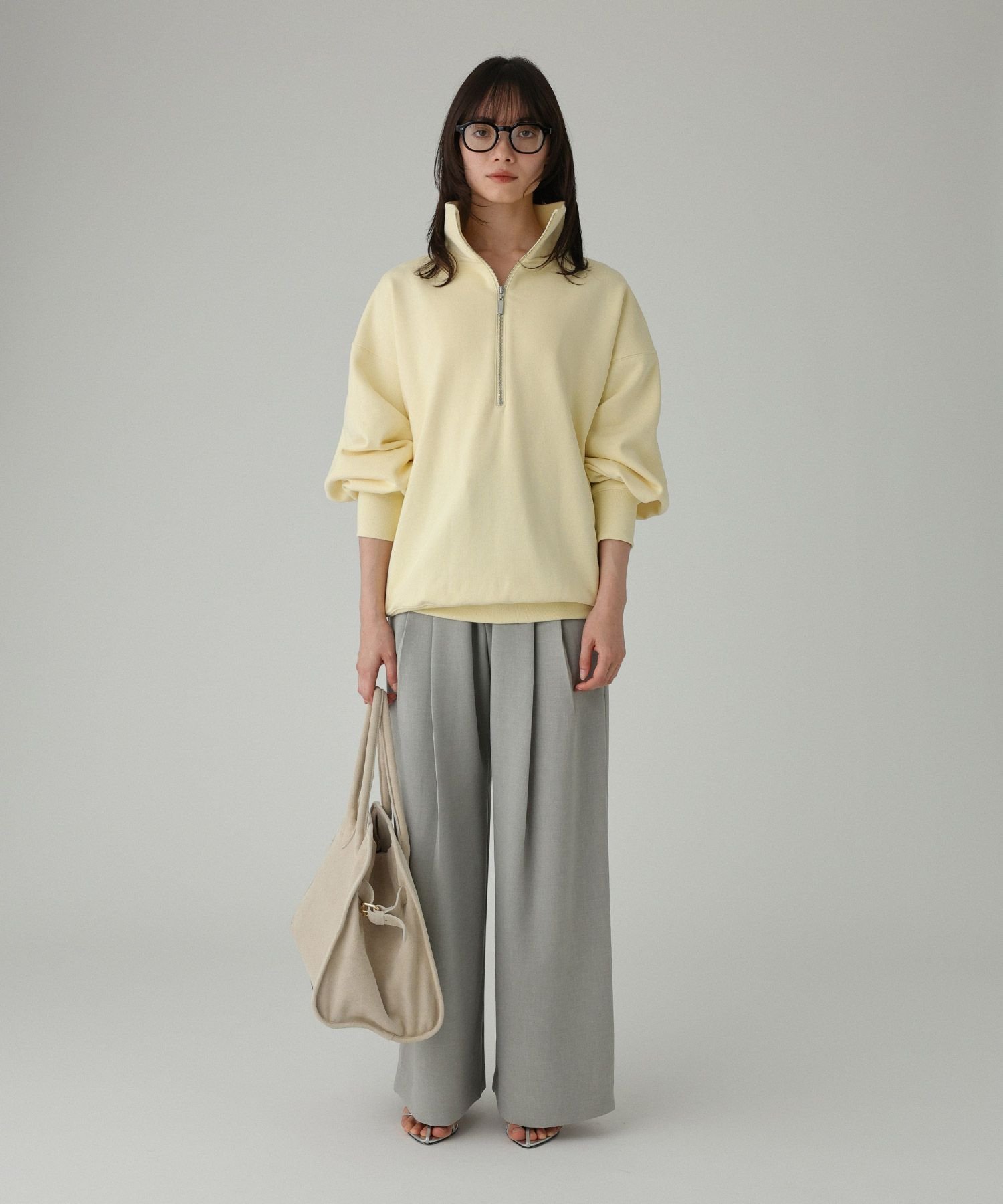 BABYLONE｜ハーフZIP裏毛プルオーバー | Rakuten Fashion(楽天