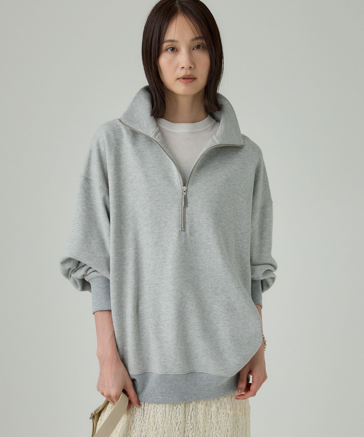 BABYLONE｜ハーフZIP裏毛プルオーバー | Rakuten Fashion(楽天