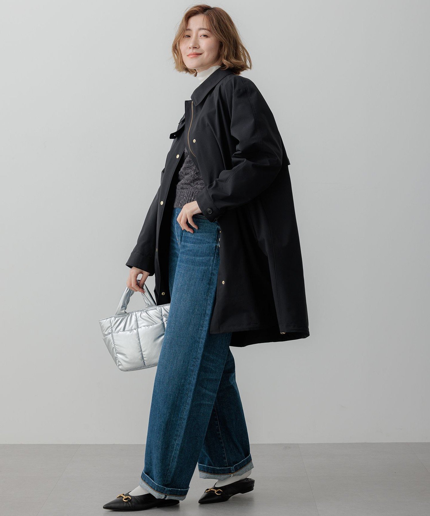 23区｜【撥水加工/洗える】中綿ベストライナー付き マルチウェイ