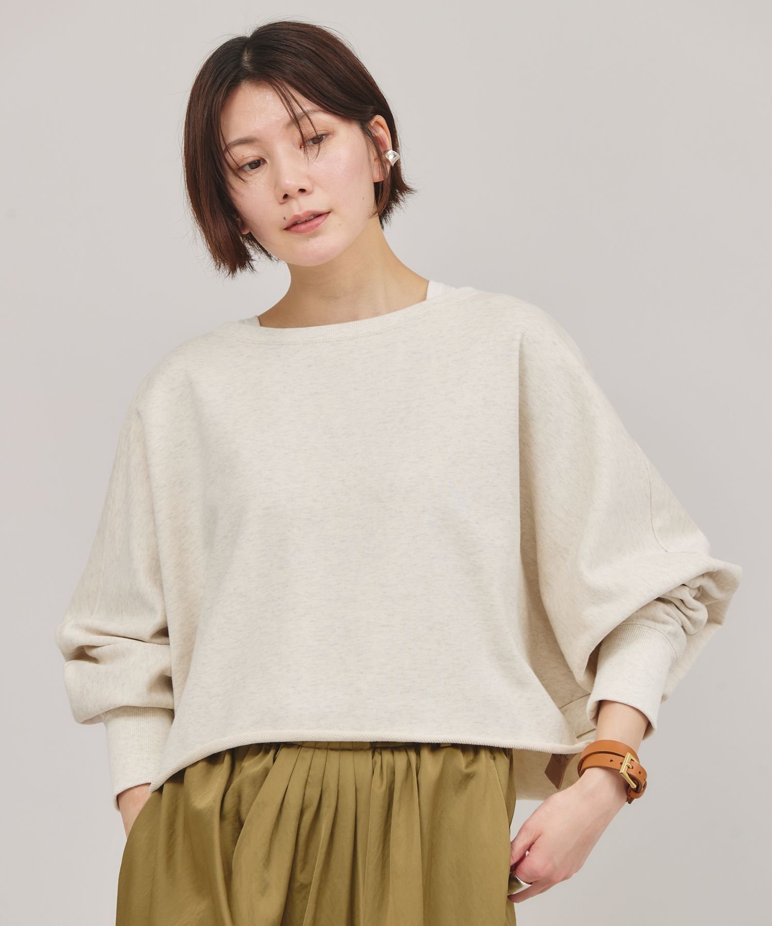 Curensology フレンチテリーショートプルオーバー　スウェット Curensology｜<&RC>フレンチテリーショートプルオーバー | Rakuten