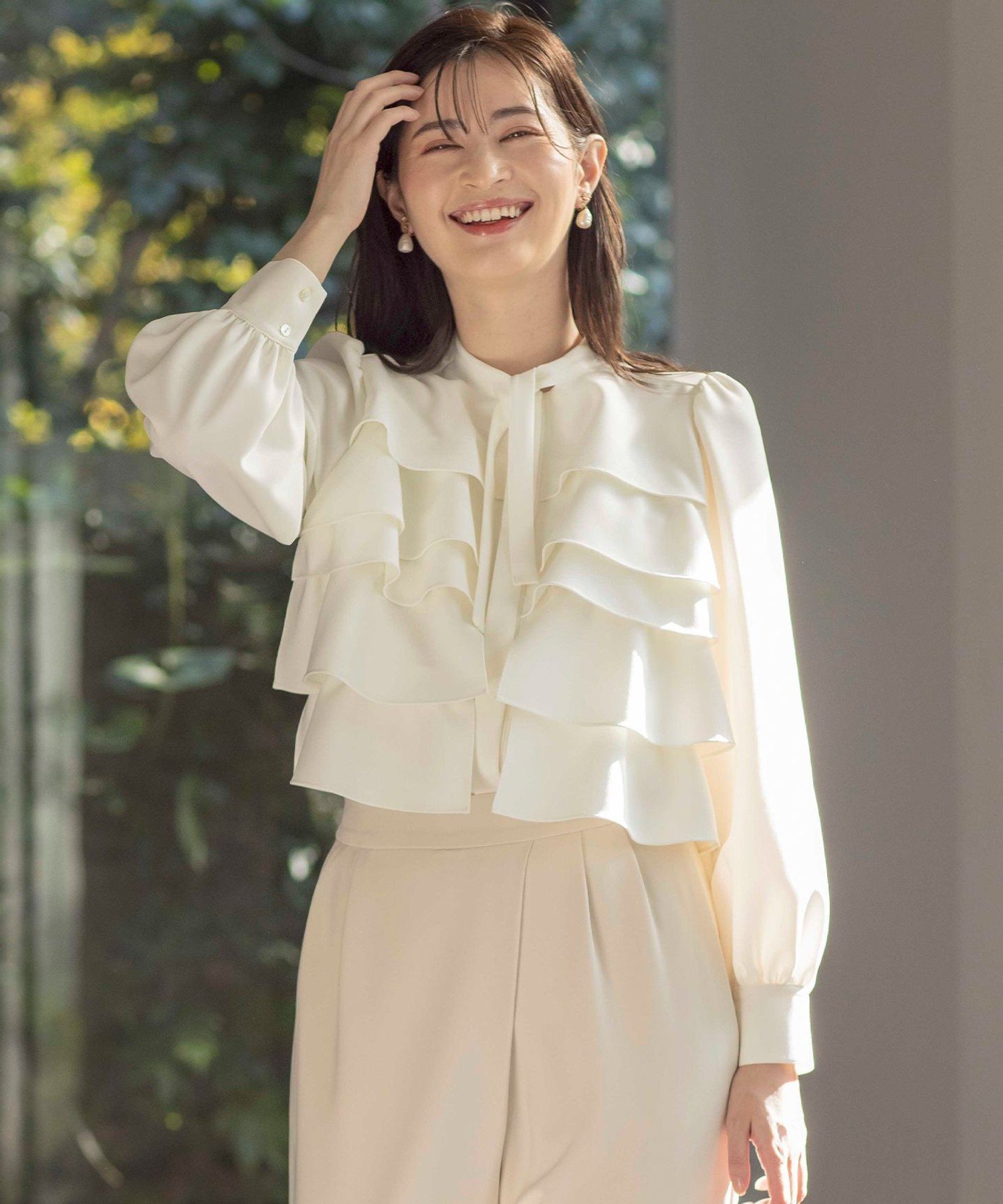 組曲｜【VERY3月号掲載・KUMIKYOKU NAVY】コンフォータブルドレープ