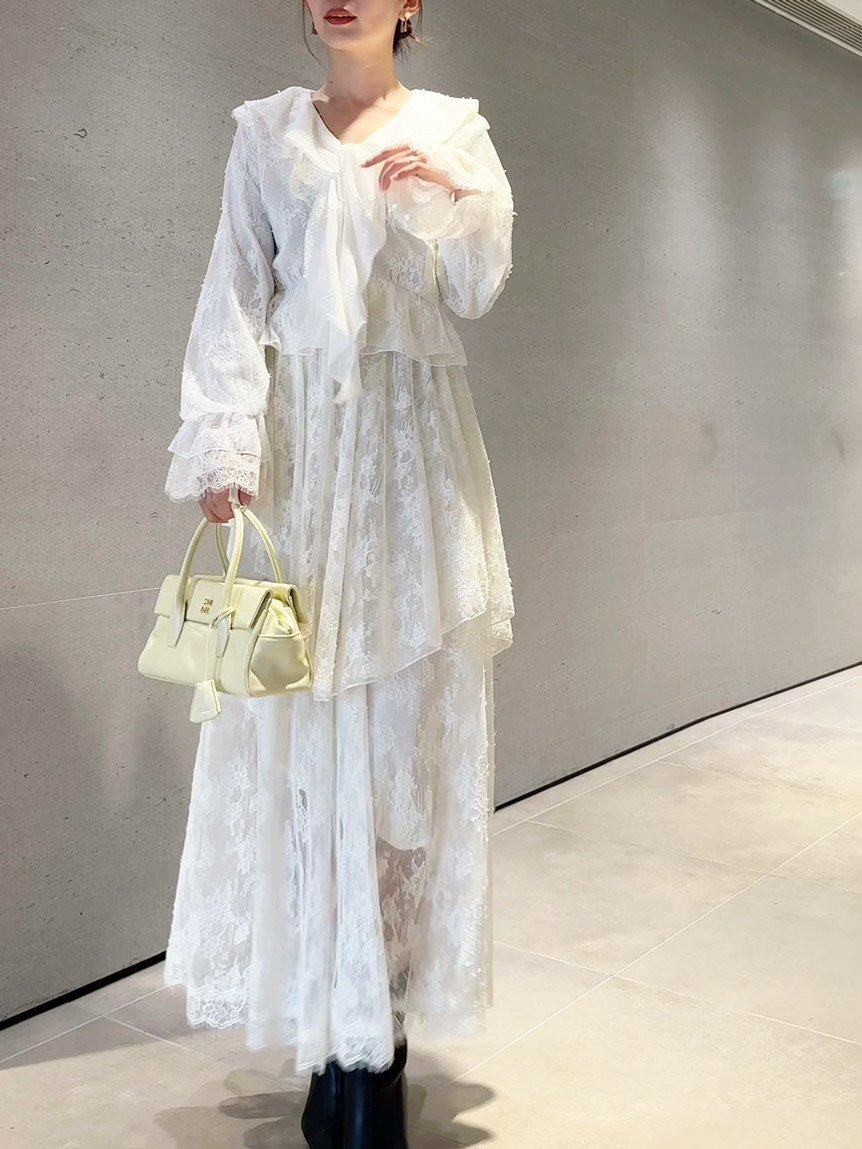 SNIDEL｜Sustainableバリエーションフリルブラウス | Rakuten Fashion