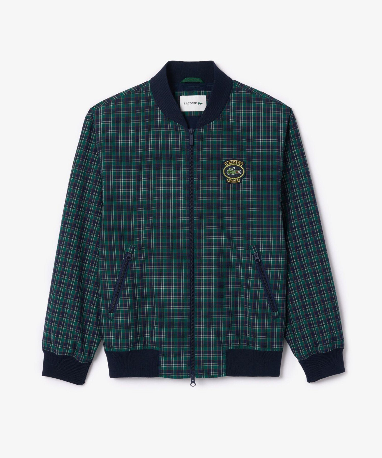 LACOSTE｜チェックバーシティジャケット | Rakuten Fashion(楽天