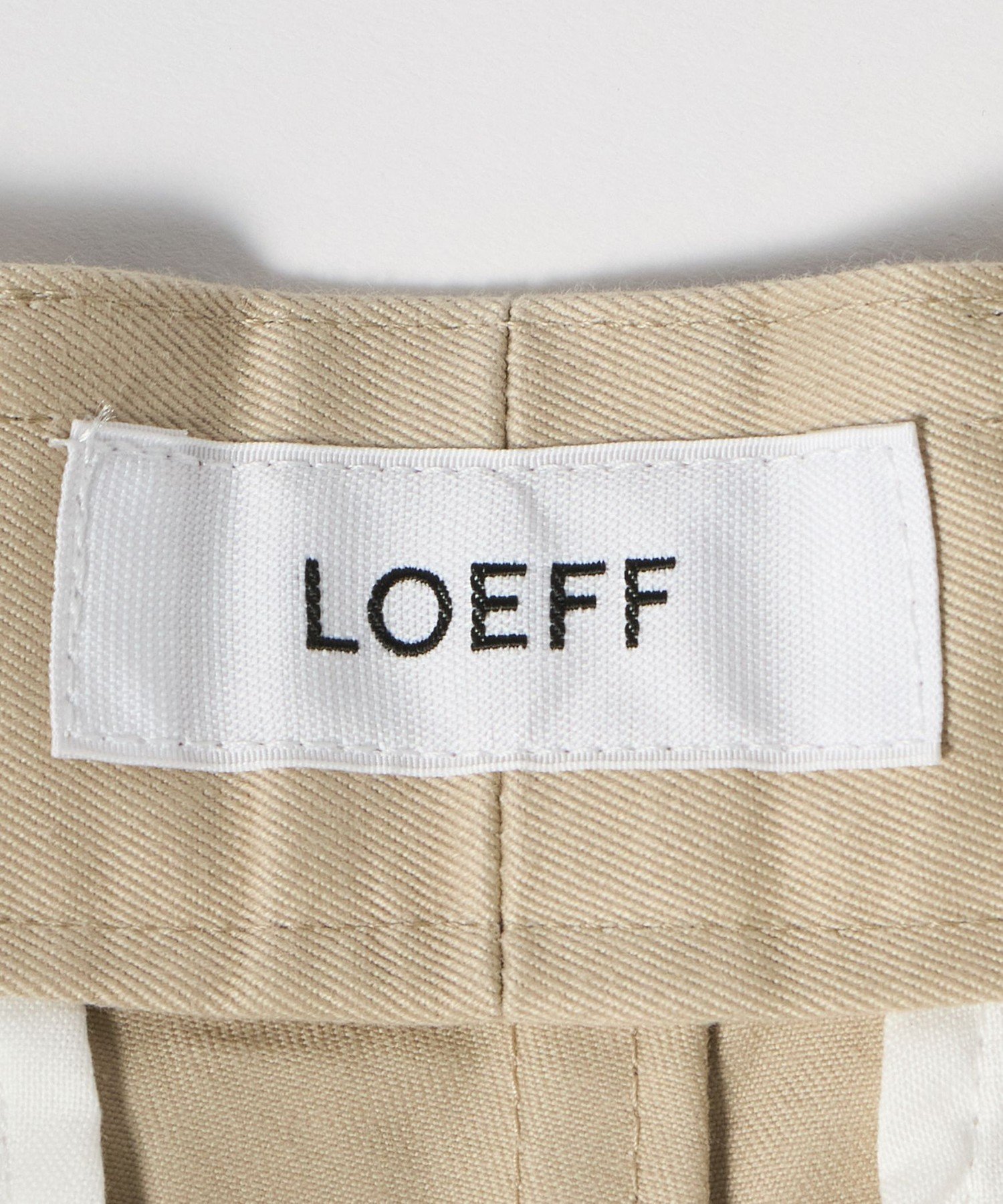 新品★ LOEFF ロエフ コットン チノパンツ　チノパン　ユナイテッドアローズ LOEFF＞チノ パンツ MEN'S
