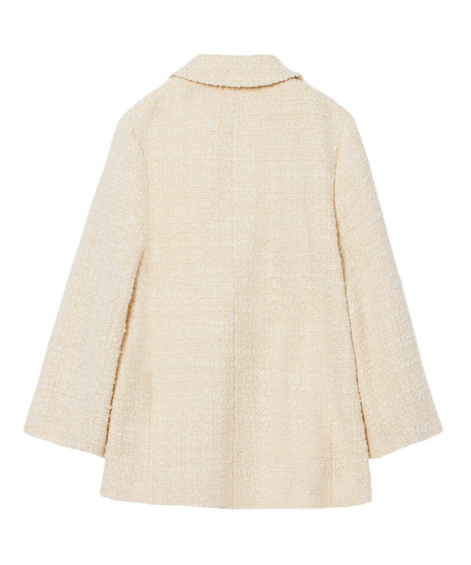 ANAYI｜ラメツイードテーラーダブルコート | Rakuten Fashion(楽天