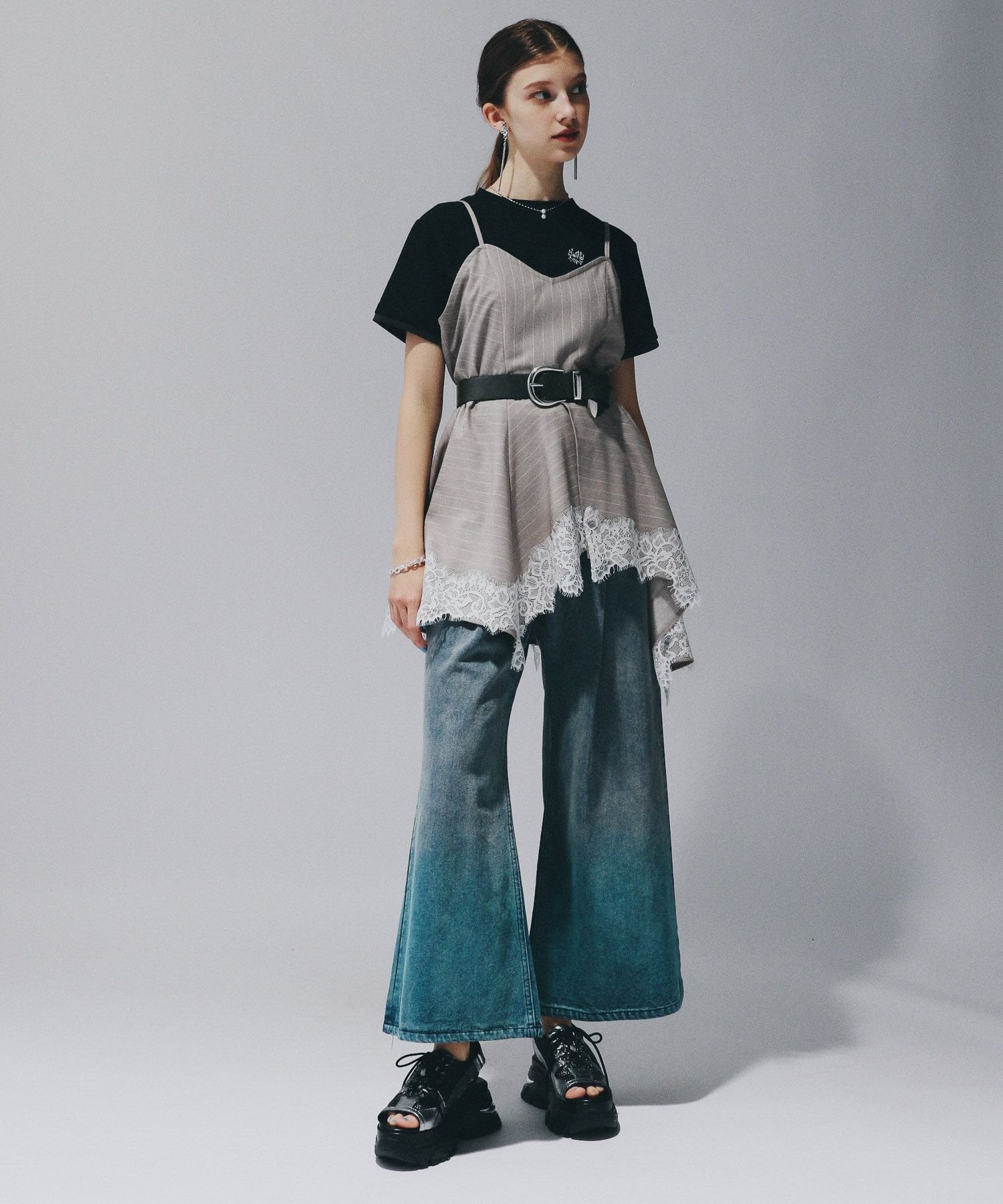 HARE｜レースドッキングキャミビスチェ | Rakuten Fashion(楽天