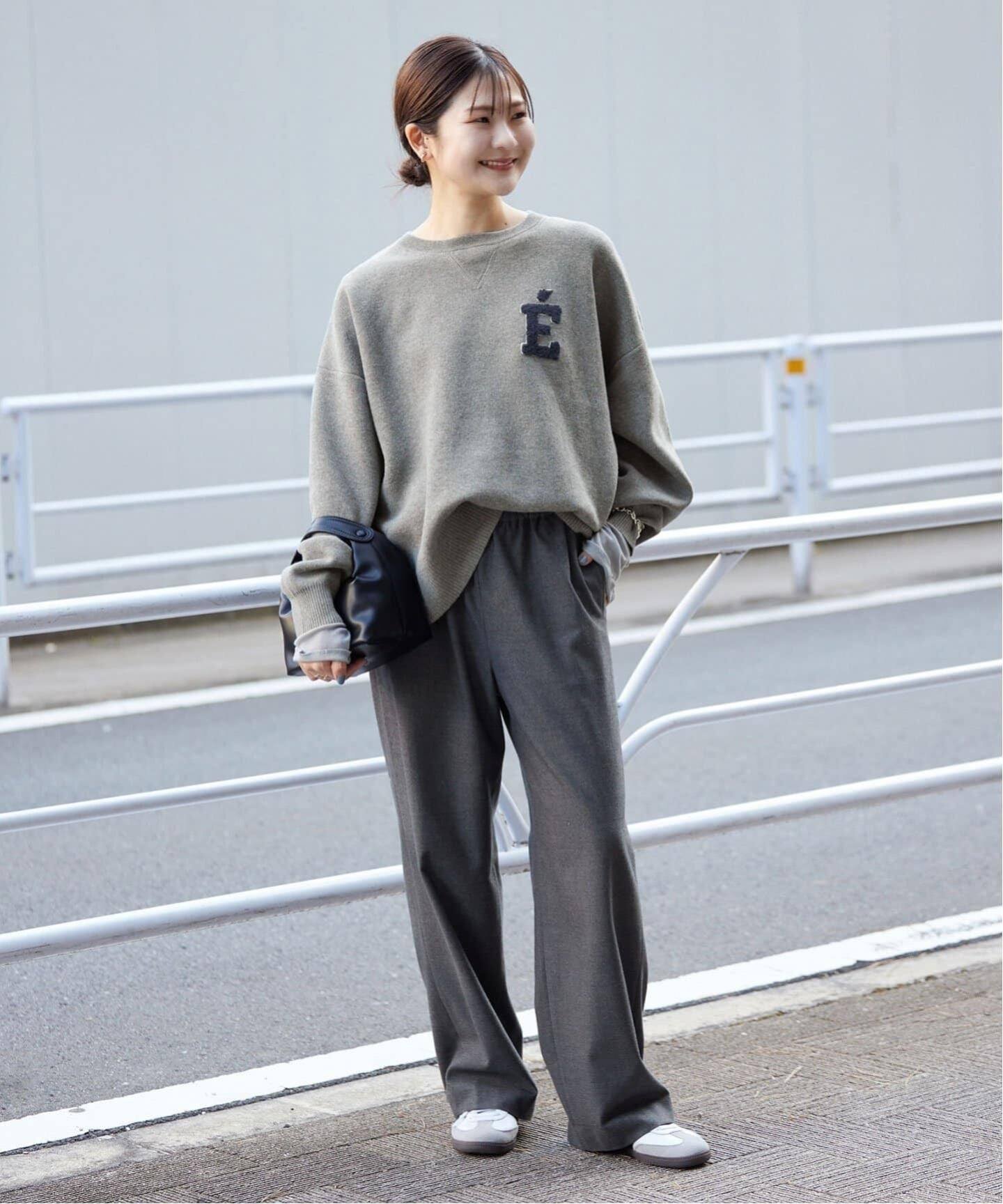 SLOBE IENA｜《WEB限定カラー有り/追加3》サガラ刺繍スウェットライク