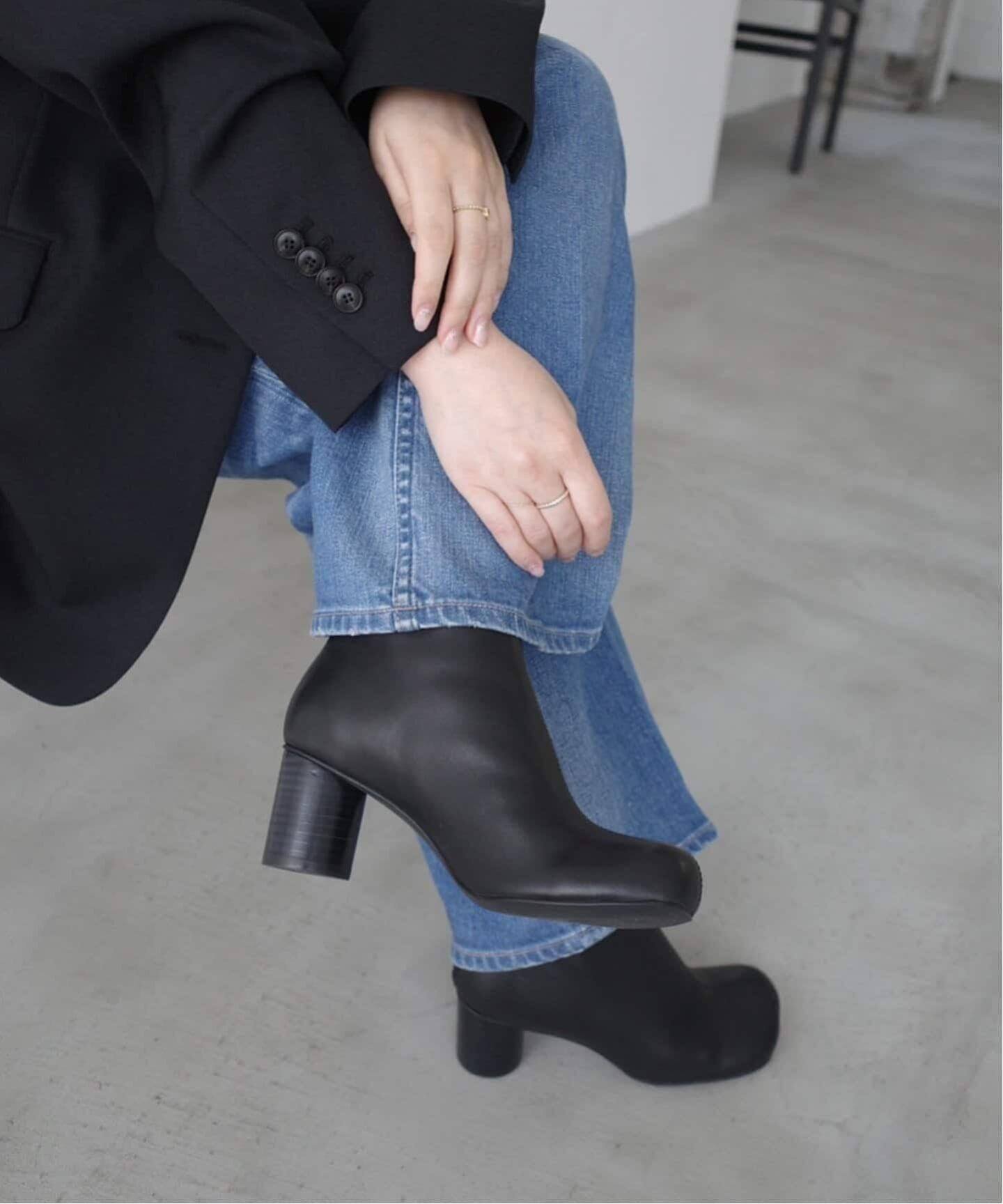 SLOBE IENA｜《追加3》SLOBE スクエアトゥショートブーツ | Rakuten