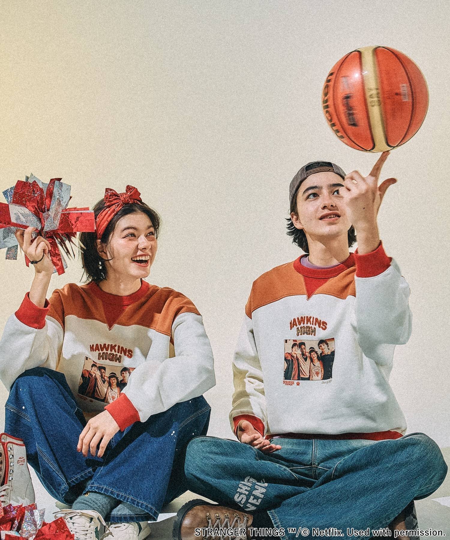 niko and ｜【STRANGER THINGS】コラボ配色スウェット | Rakuten