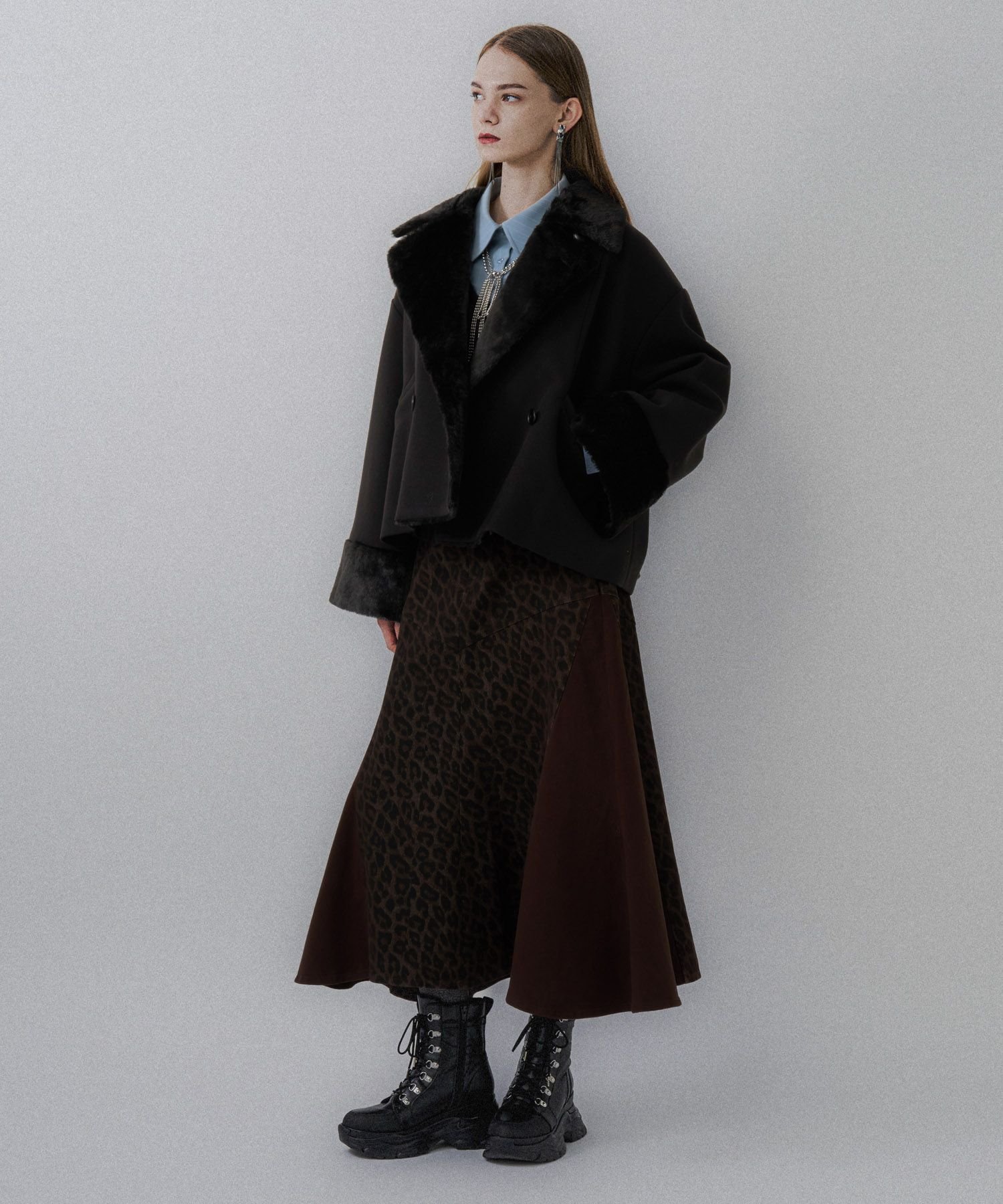 HARE｜ウーリーテックフェイクファーショートコート | Rakuten Fashion