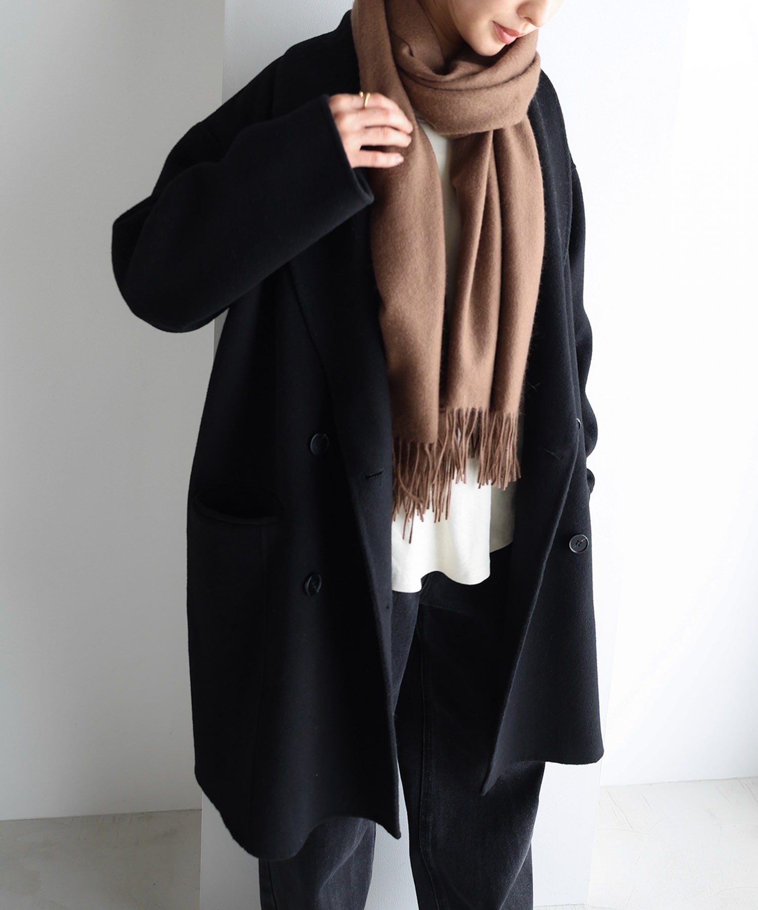 andme｜リバー ダブルコート evernavy エバーネイビー | Rakuten