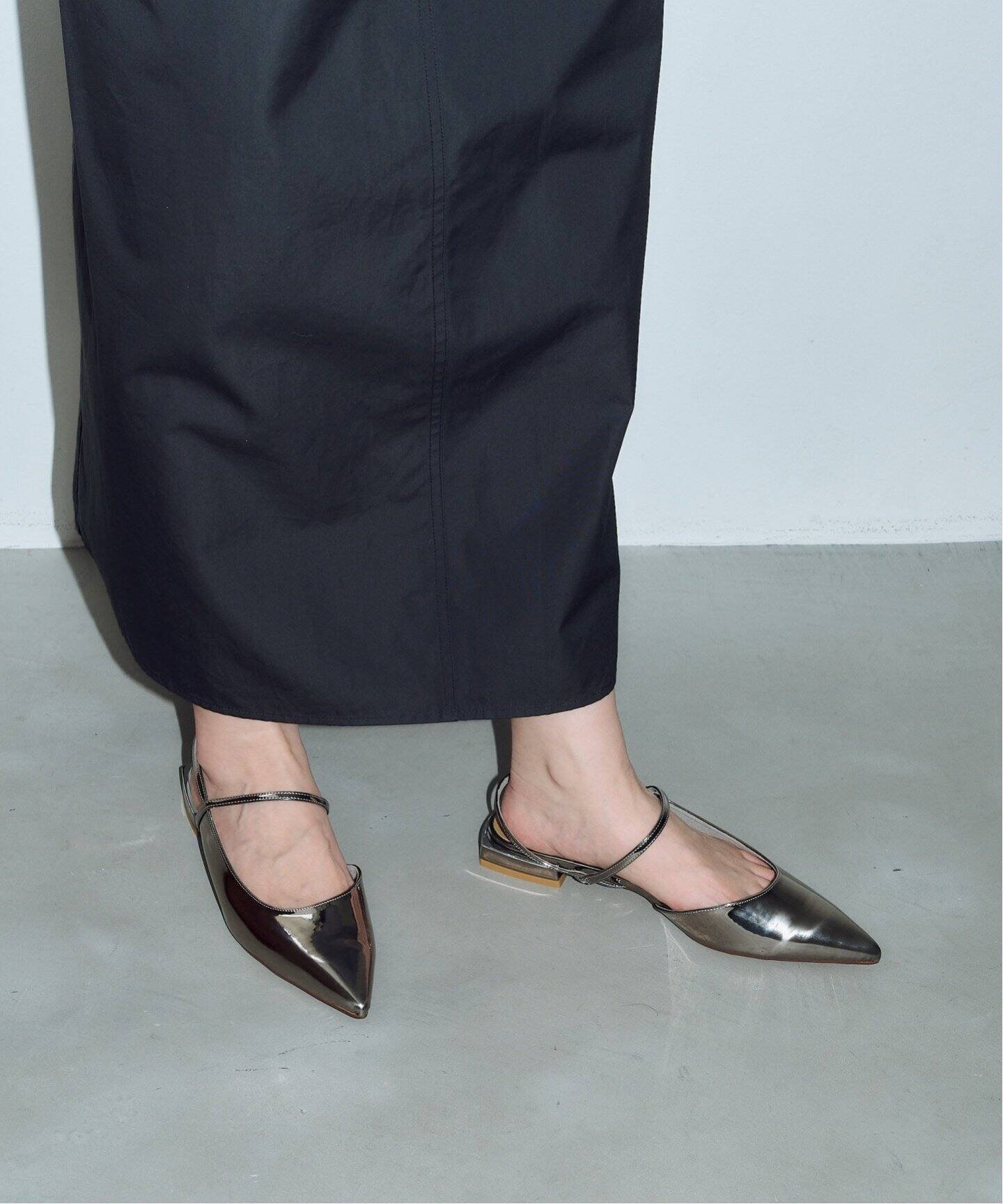 LE TALON｜《追加》GRISEポインテッドストラップスリングバック