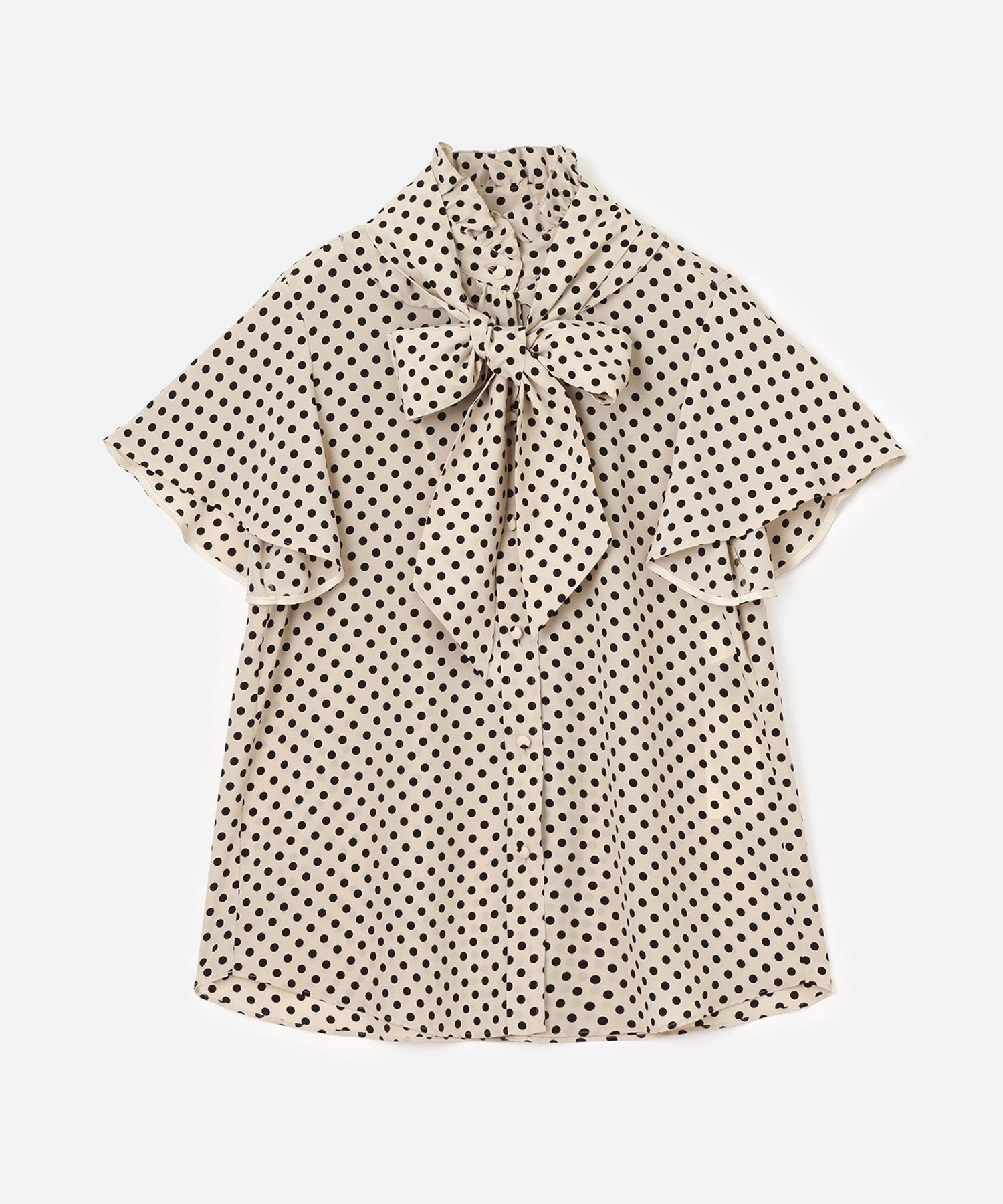 allureville｜◇【LOULOU WILLOUGHBY】デシンドットフレアスリーブ