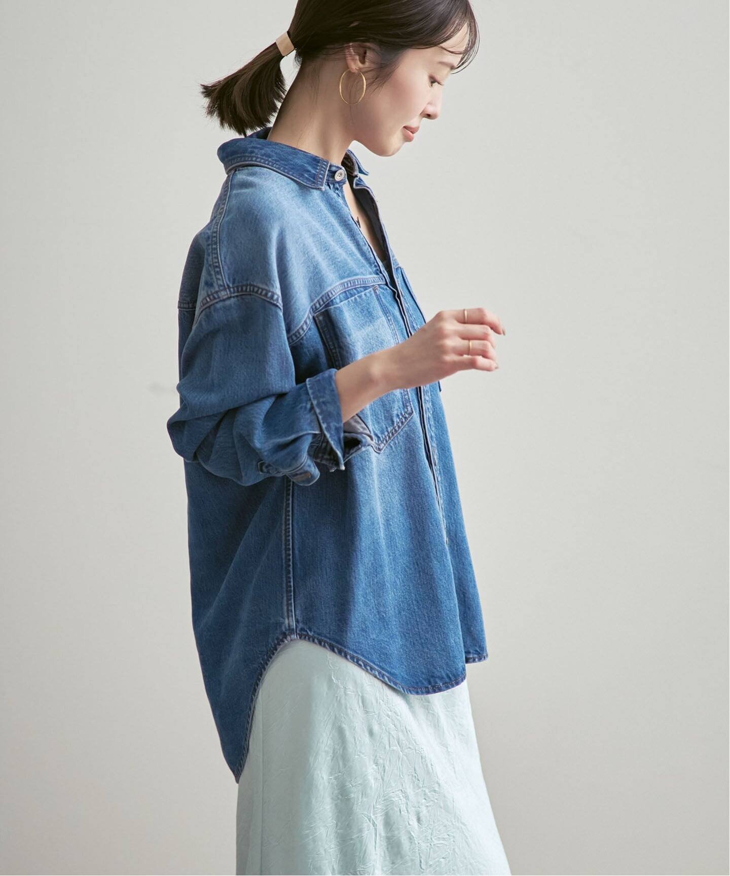 NOBLE｜フェードカラービッグポケットシャツ | Rakuten Fashion(楽天