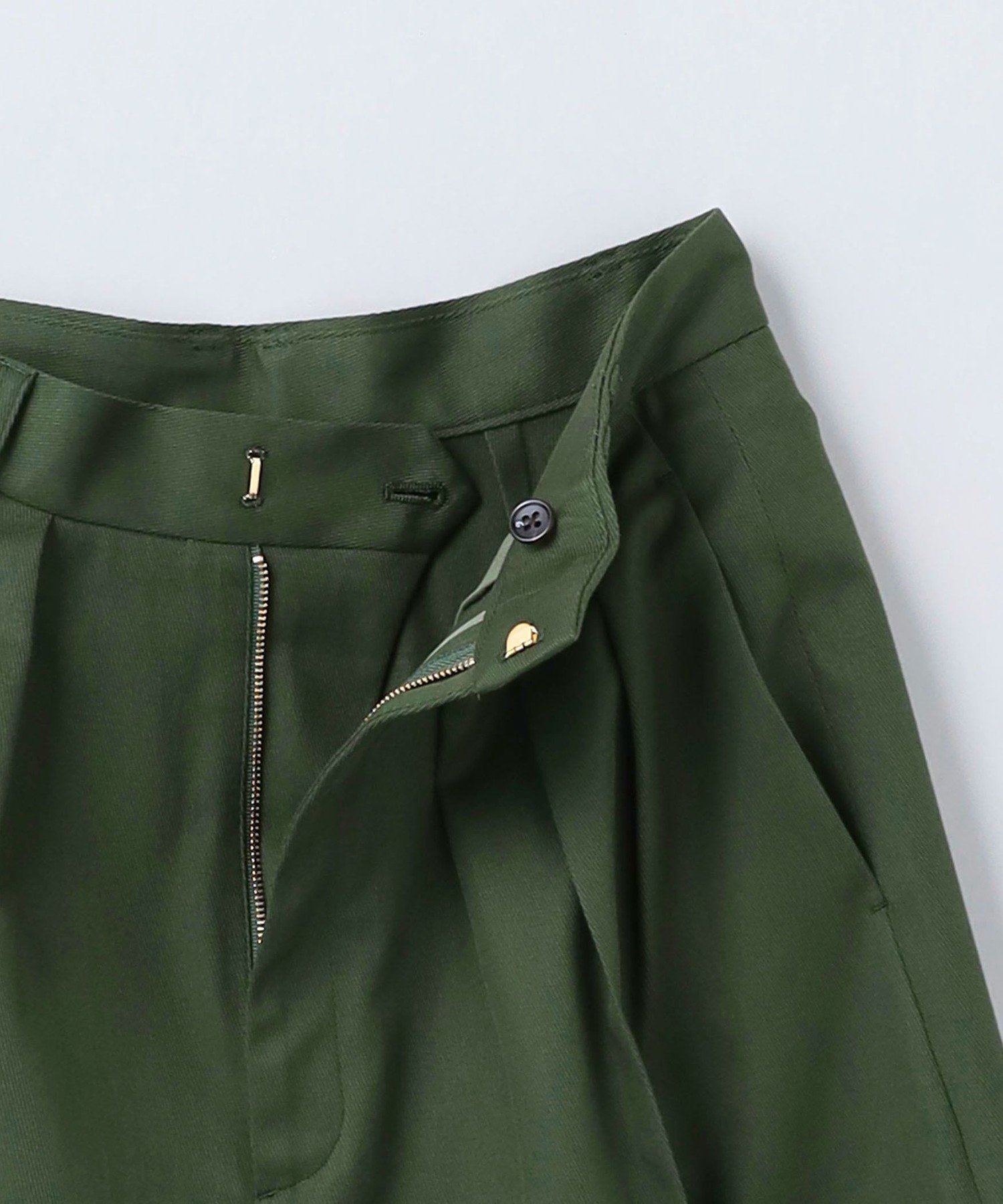 RoseHeve オリーブグリーン ガウチョパンツ タック入り UNITED ARROWS LTD. OUTLET｜<6(ROKU>タックパンツ オリーブ | Rakuten