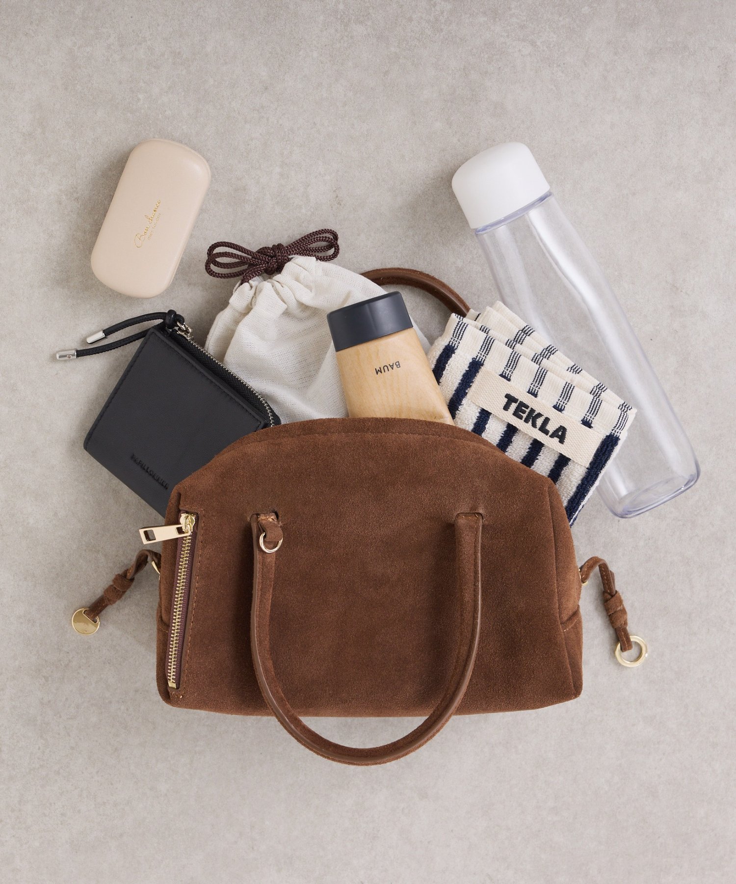 COLLAGE GALLARDAGALANTE｜【500mlペットボトル収納可/牛革】レザー