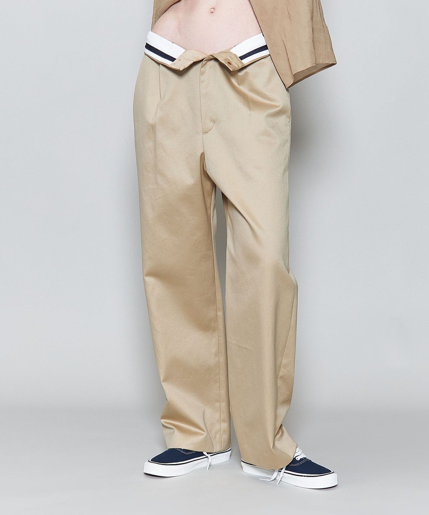 ＜6(ROKU)＞コットン チノ パンツ 6(ROKU)＞コットン チノ パンツ ブラック