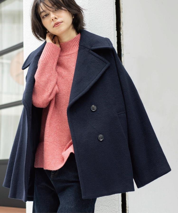 OPAQUE.CLIP｜カシミヤブレンドウールミドルピーコート | Rakuten