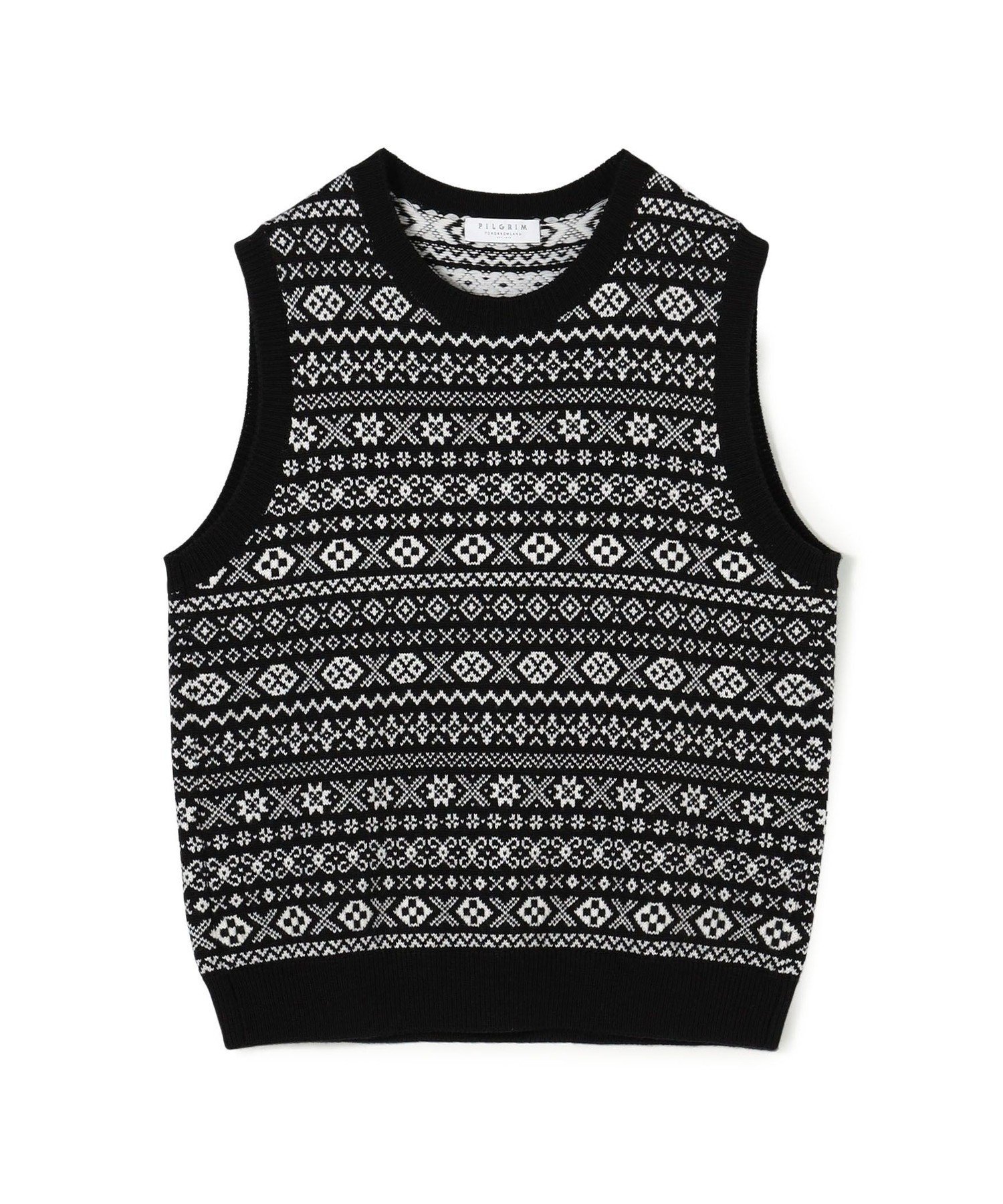 TOMORROWLAND｜ウールカシミヤ フェアアイル クルーネックプルオーバー