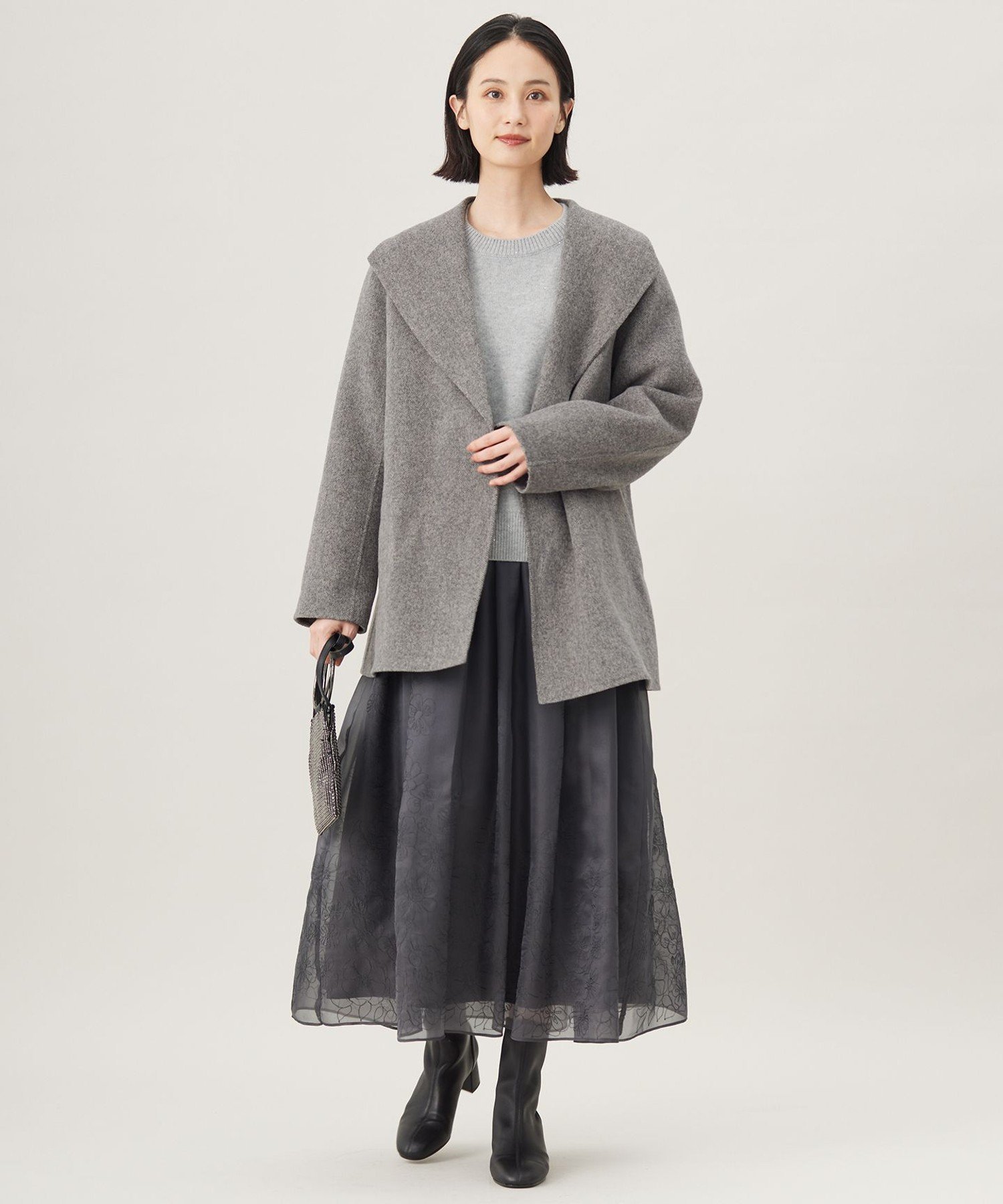 自由区｜ウールリバーショート コート | Rakuten Fashion(楽天