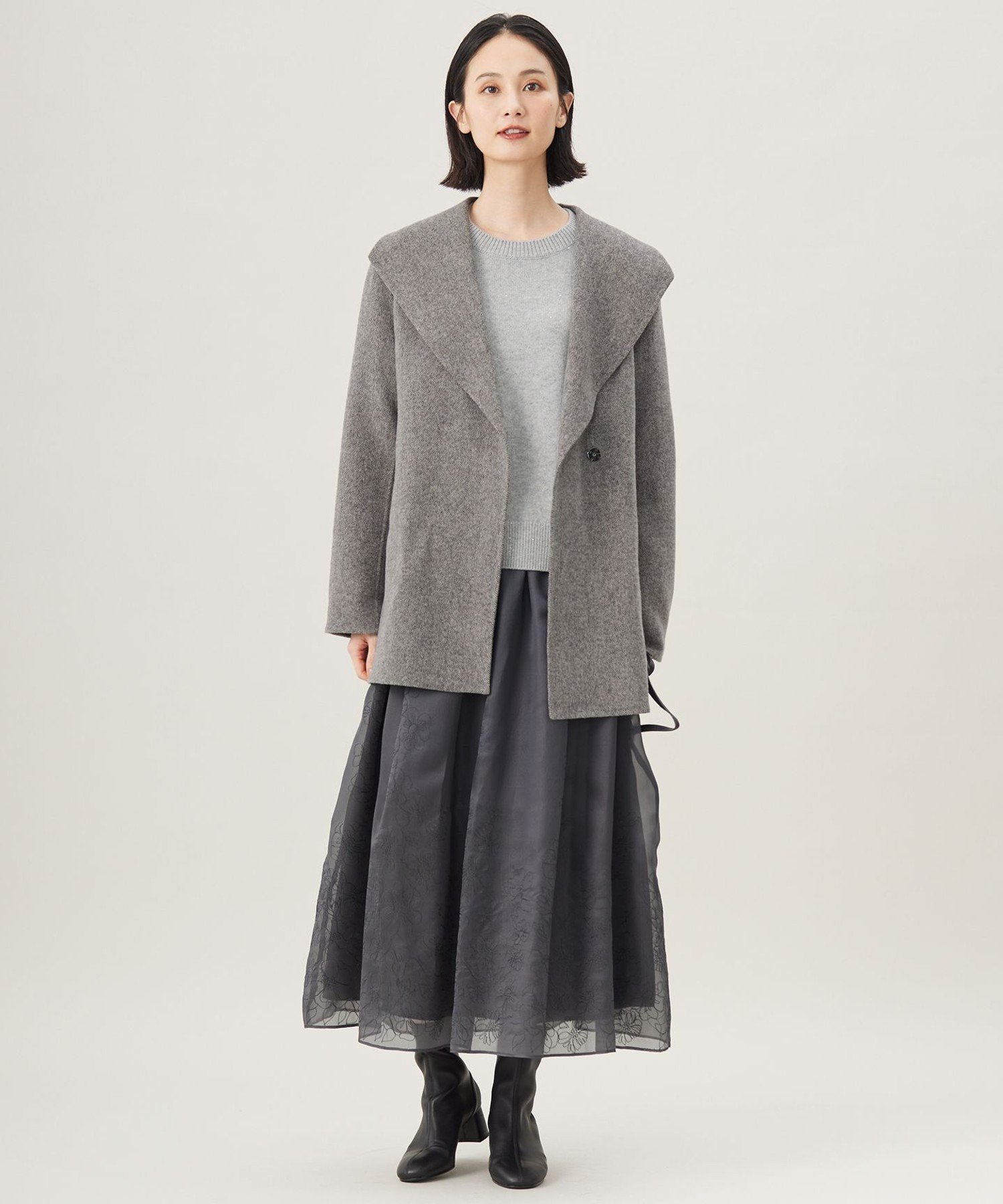 自由区｜ウールリバーショート コート | Rakuten Fashion(楽天