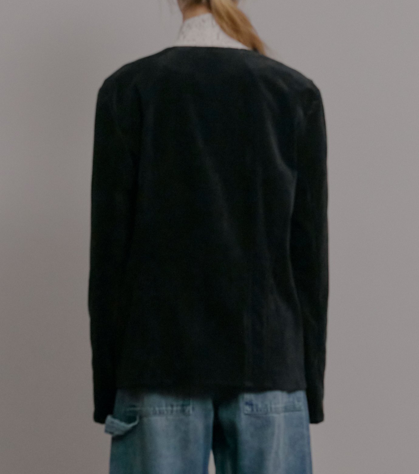 LE CIEL BLEU｜ハイネックストレットレーストップ / High Neck Stretch