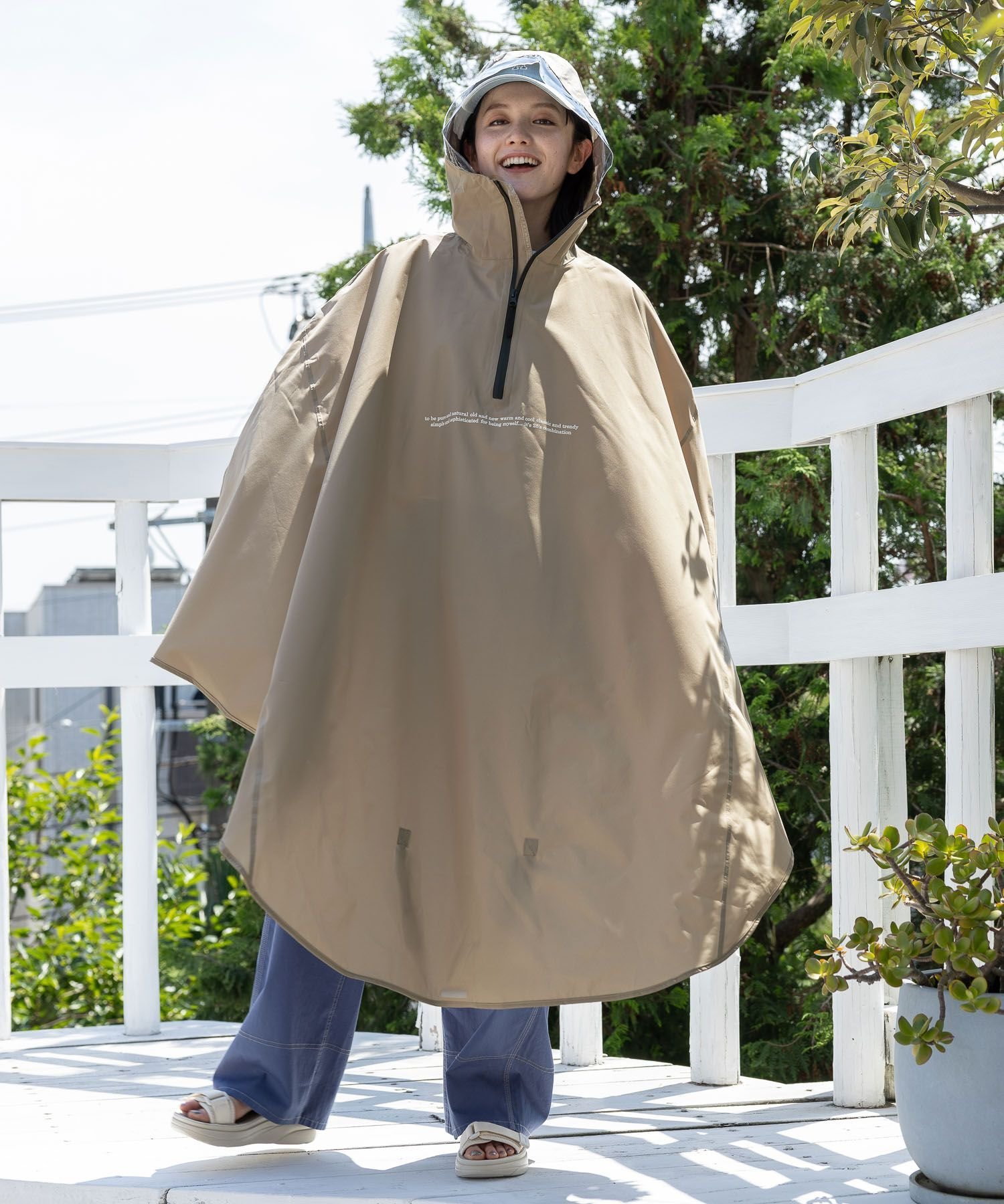 niko and ｜オリジナルニコロゴ自転車レインポンチョ | Rakuten