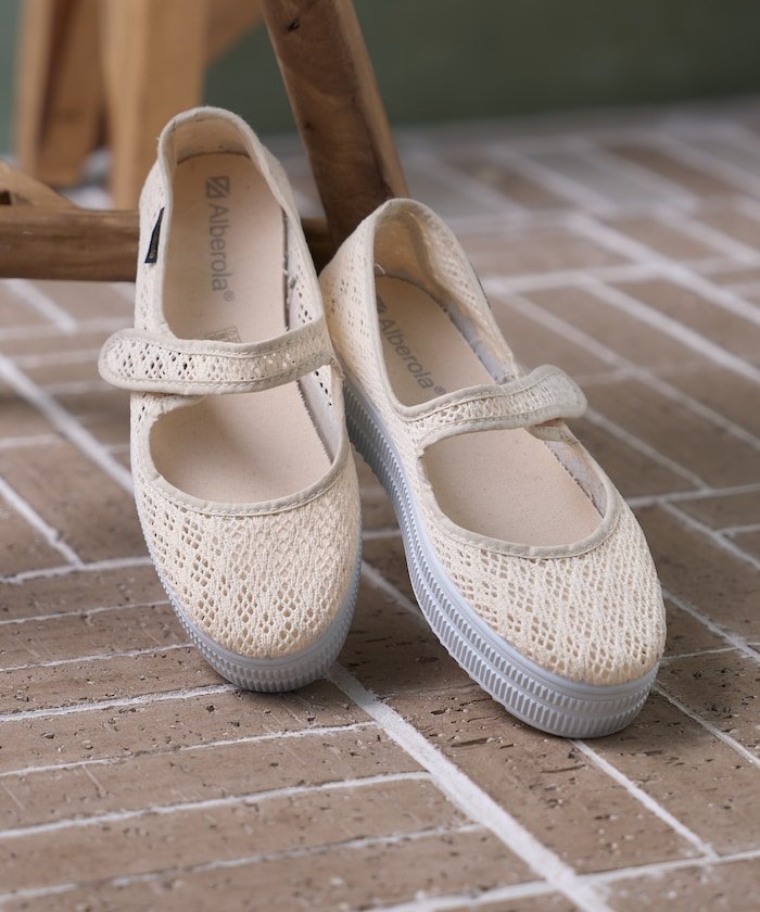 FREAK'S STORE｜別注 メッシュ メリージェーン フラットシューズ 24SS