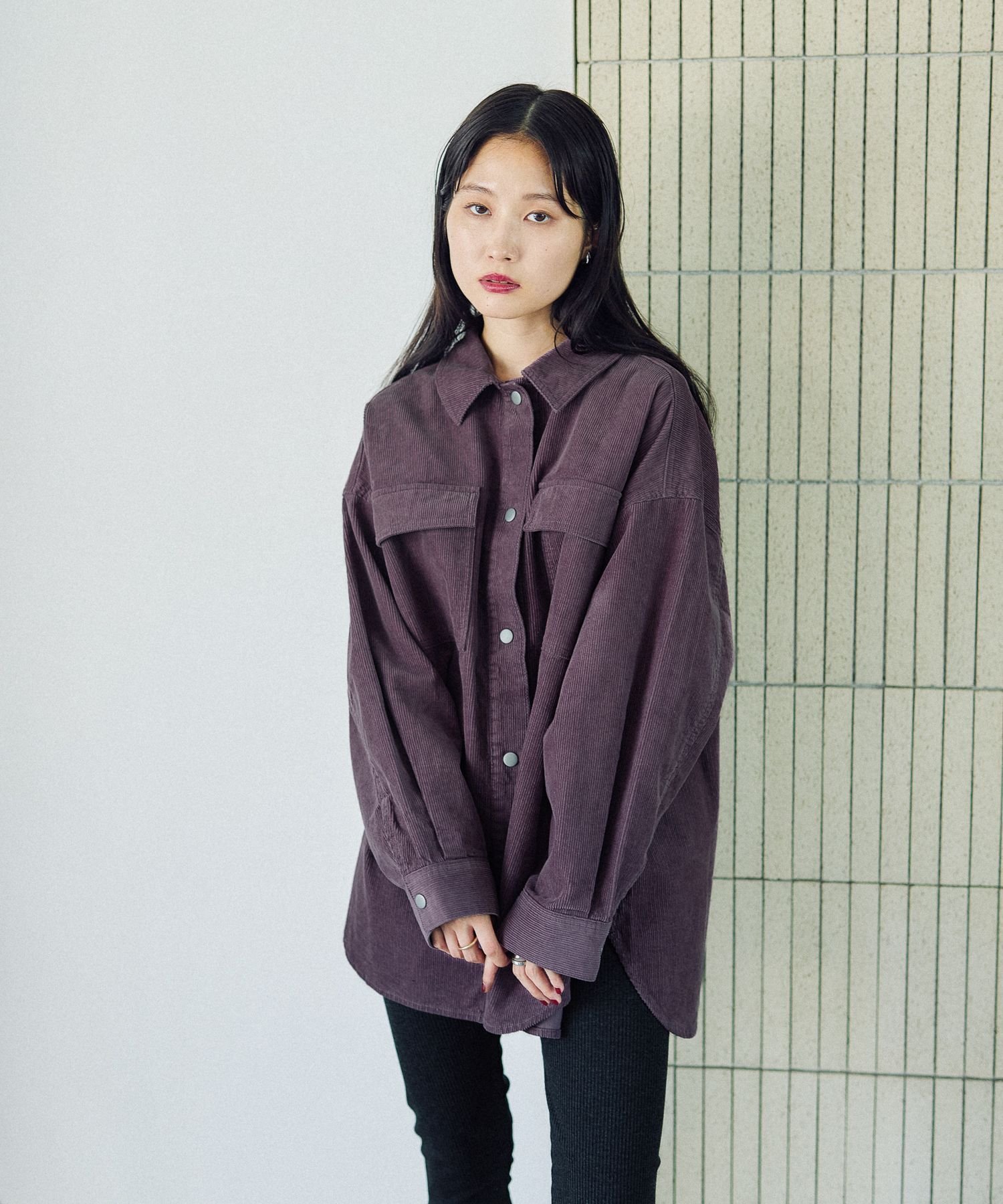 LEPSIM｜コーデュロイBIGシャツ | Rakuten Fashion(楽天ファッション