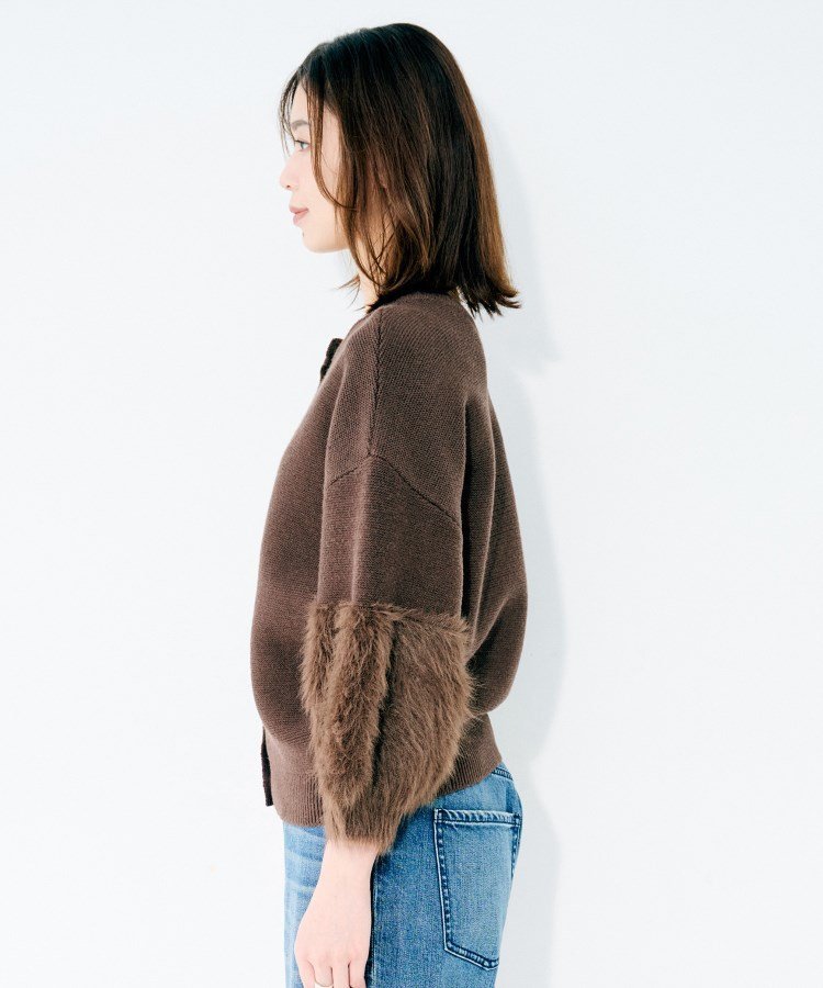 UNTITLED｜【TORRAZZO DONNA】ファースリーブ2wayプルオーバー