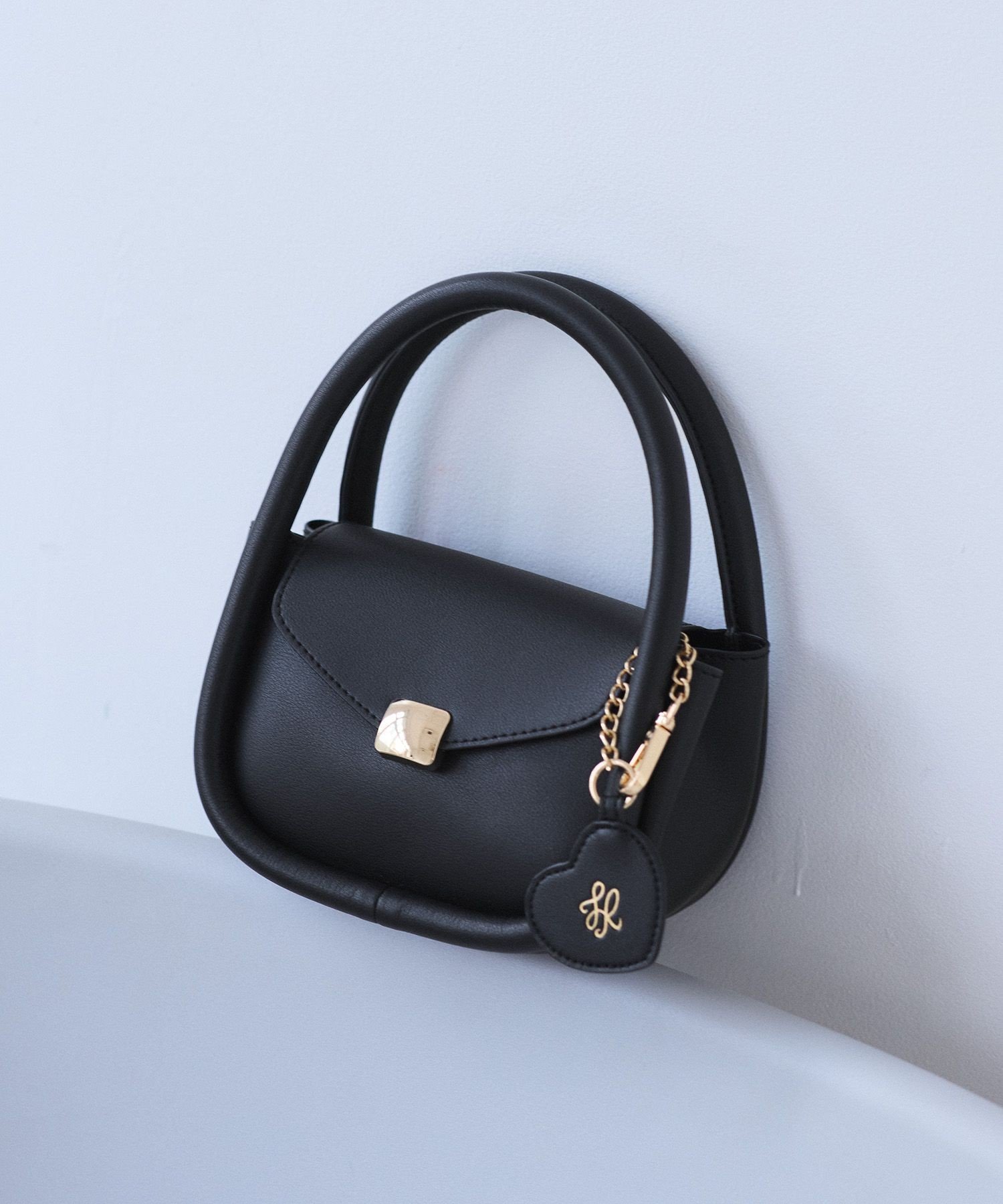 ROPE' PICNIC｜ハートチャーム付きミニレトルショルダーバッグ