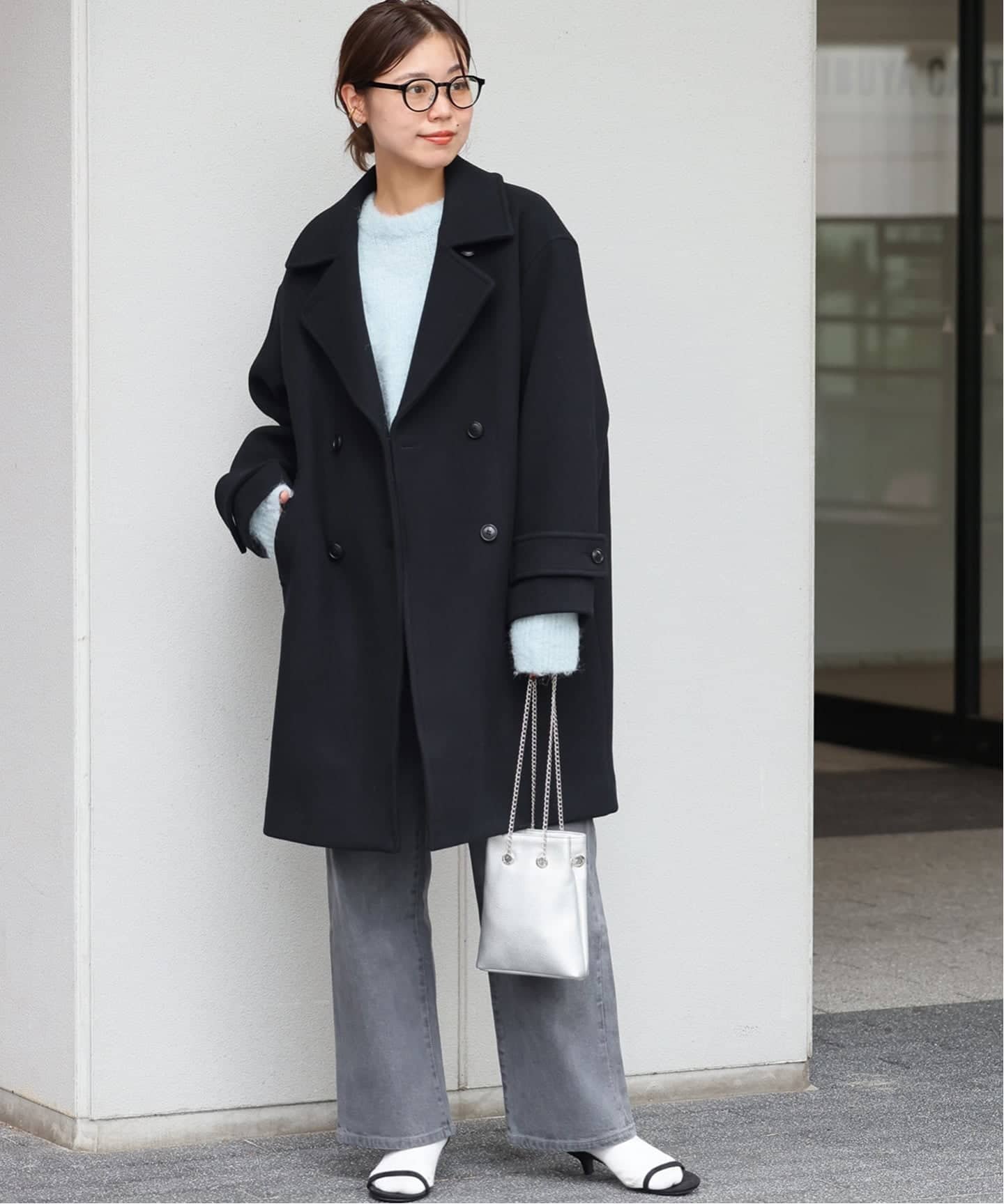 JOURNAL STANDARD relume｜《追加》ピュアラムロングコクーンコート