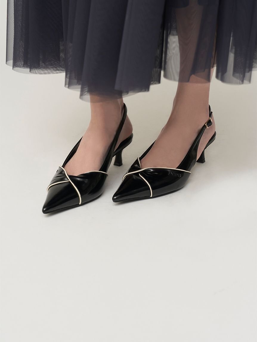 SNIDEL｜ツイストリボンパンプス | Rakuten Fashion(楽天ファッション