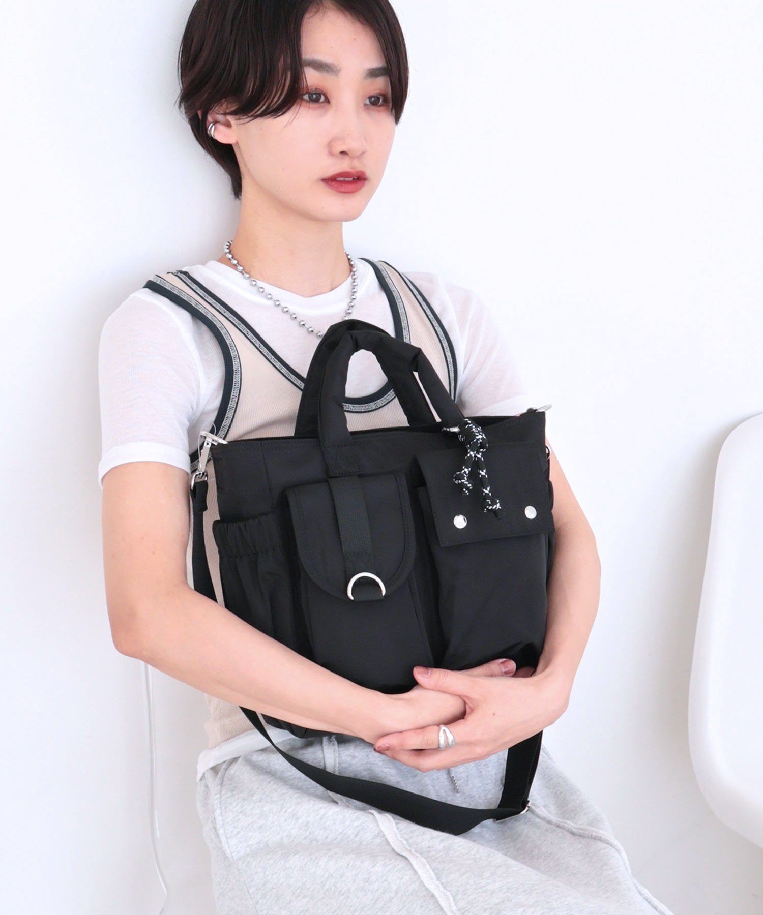 Trysil｜【2way/デイリー/オールシーズン】マルチポケット2wayトート