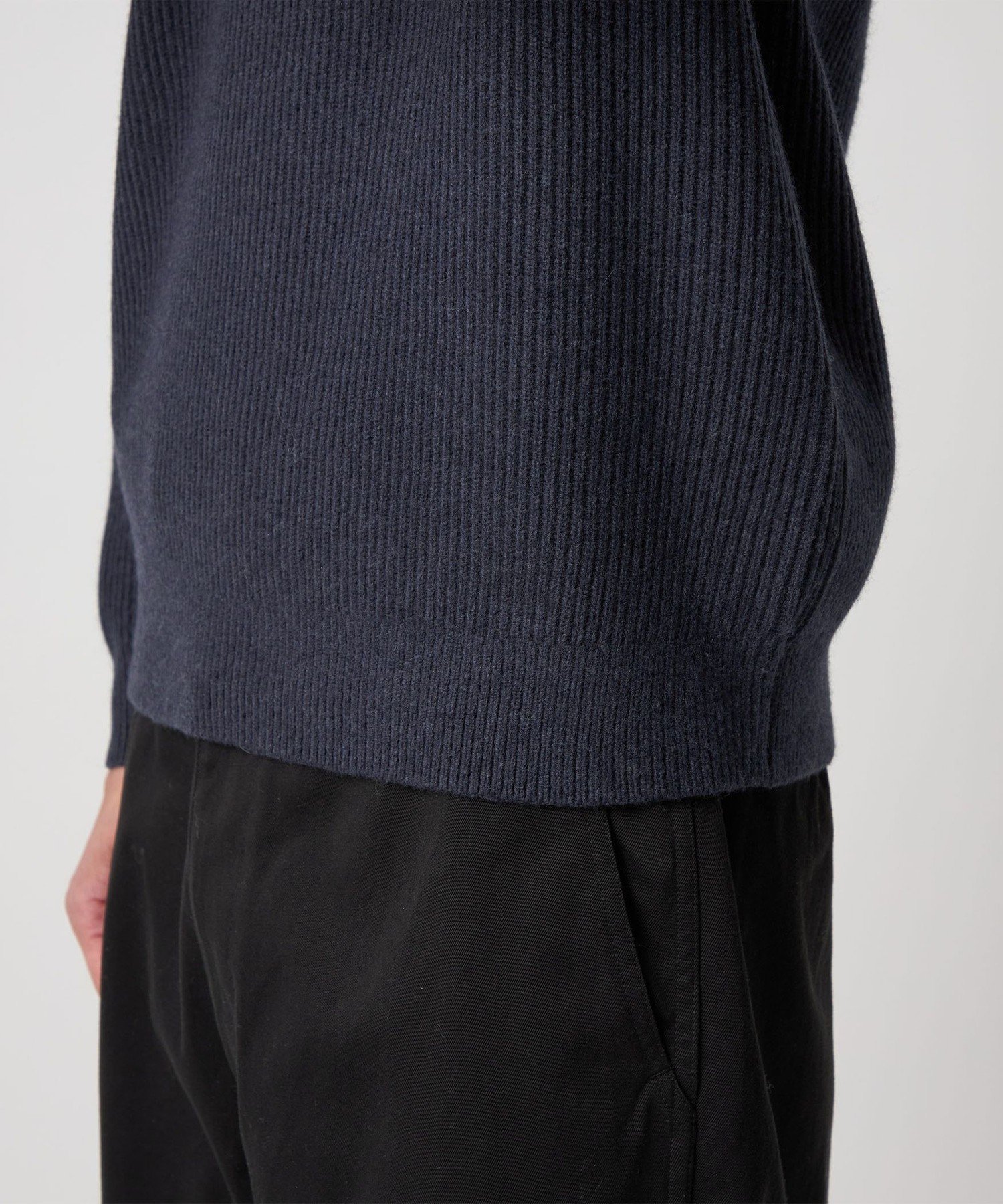 steven alan オーストラリアンラムズウール　ポロカラーニット Steven Alan＞ オーストラリアンラムズウール ポロカラー ニット NARROW