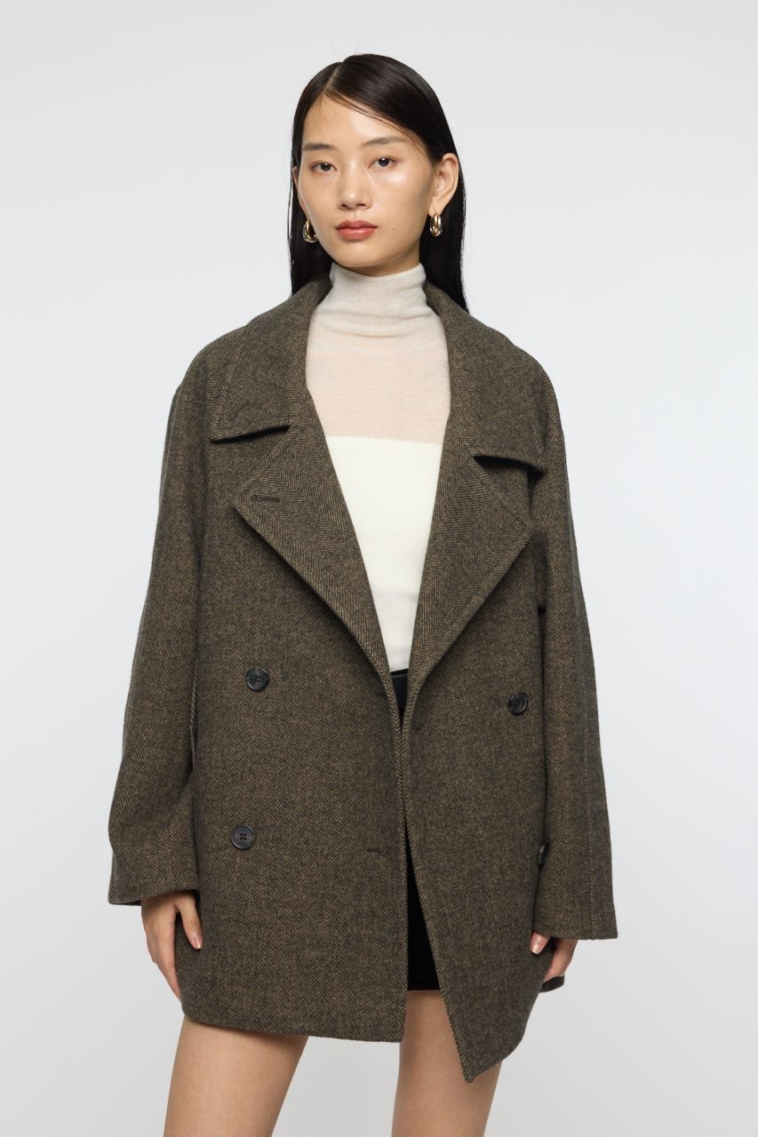 moussy｜DOUBLE BREASTED MID コート | Rakuten Fashion(楽天