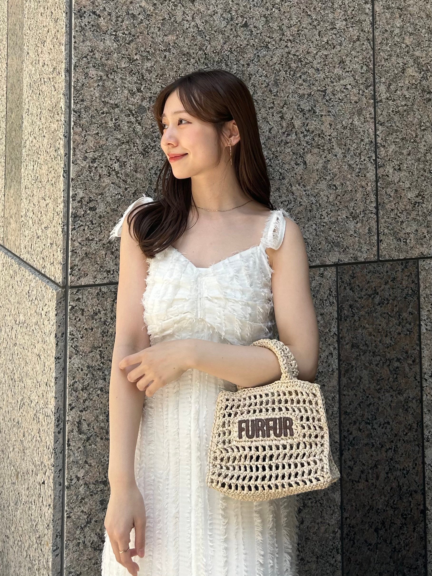 FURFUR｜【限定カラー】ラフィアロゴトートバッグ | Rakuten Fashion