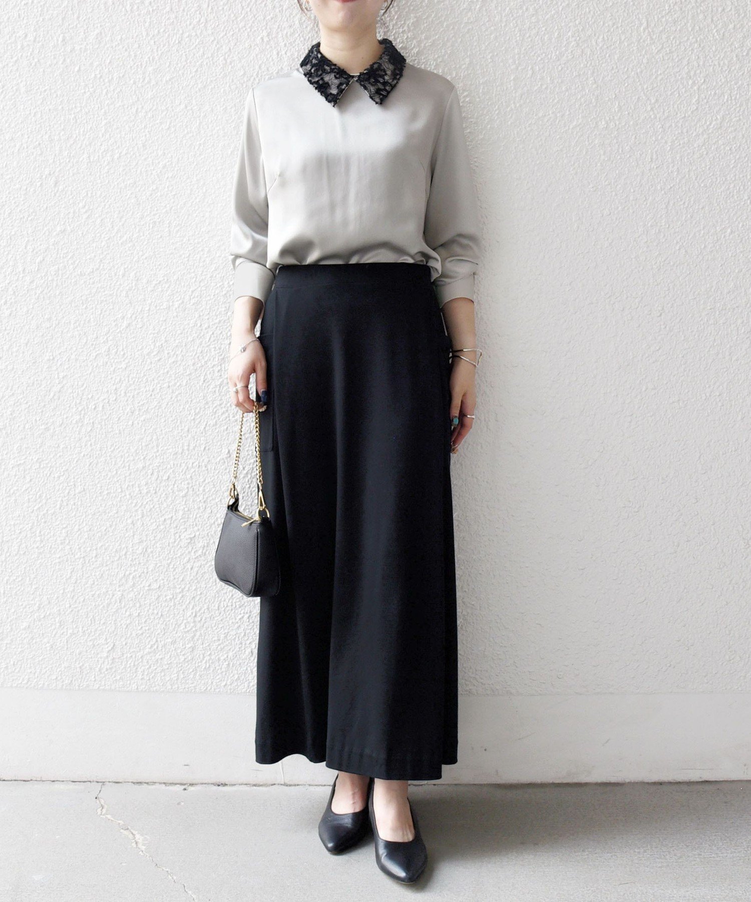 SHIPS any サテン レースカラー ブラウス SHIPS any:〈洗濯機可能〉サテン レースカラー ブラウス｜ SHIPS 公式