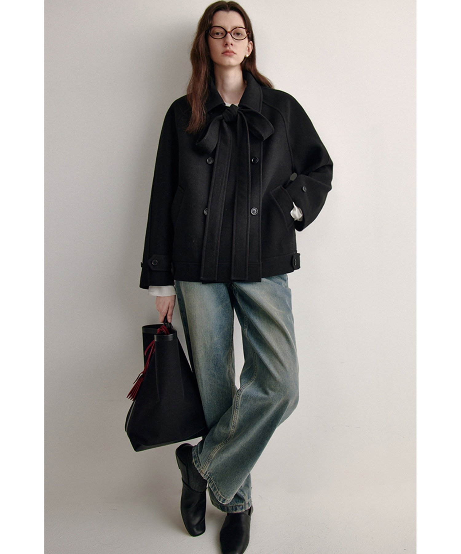 chuclla｜リボンタイ ショートコート FD24W268 Fano Studios | Rakuten