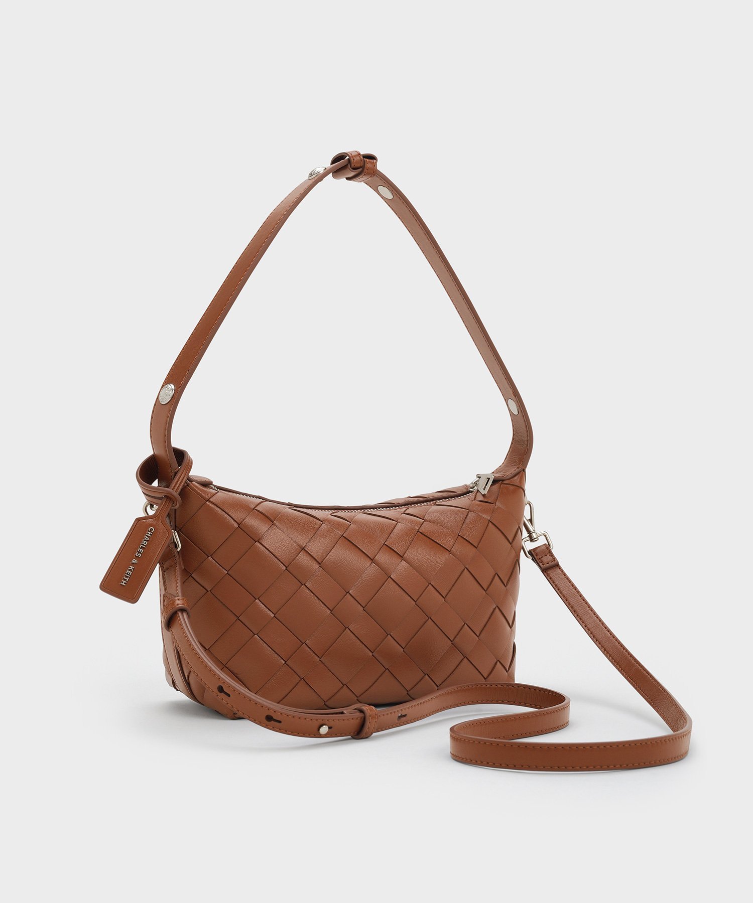 CHARLES & KEITH｜Ivette イヴェット ウーブンショルダーバッグ