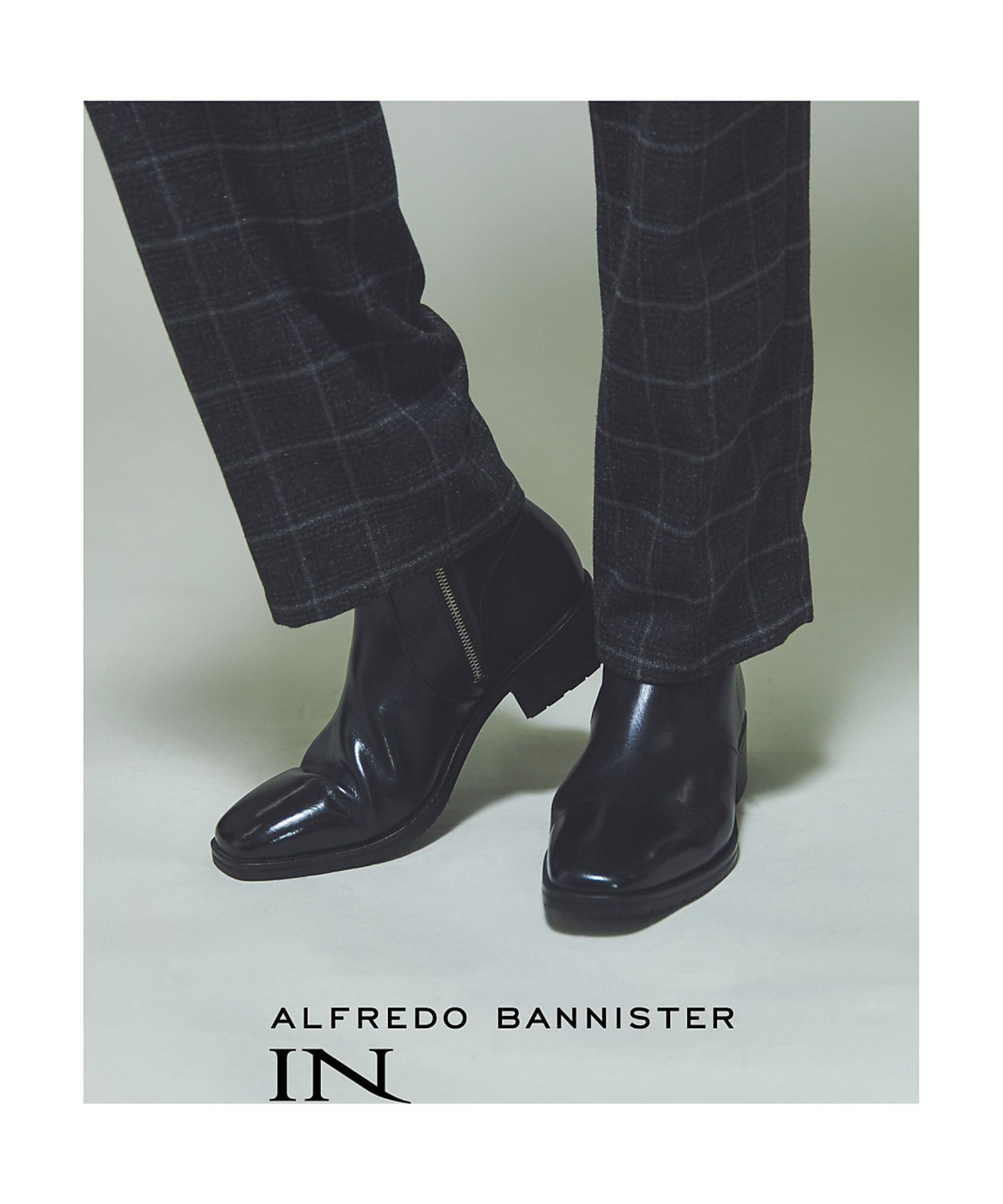 alfredoBANNISTER｜スクエア サイドジップ ブーツ | Rakuten Fashion