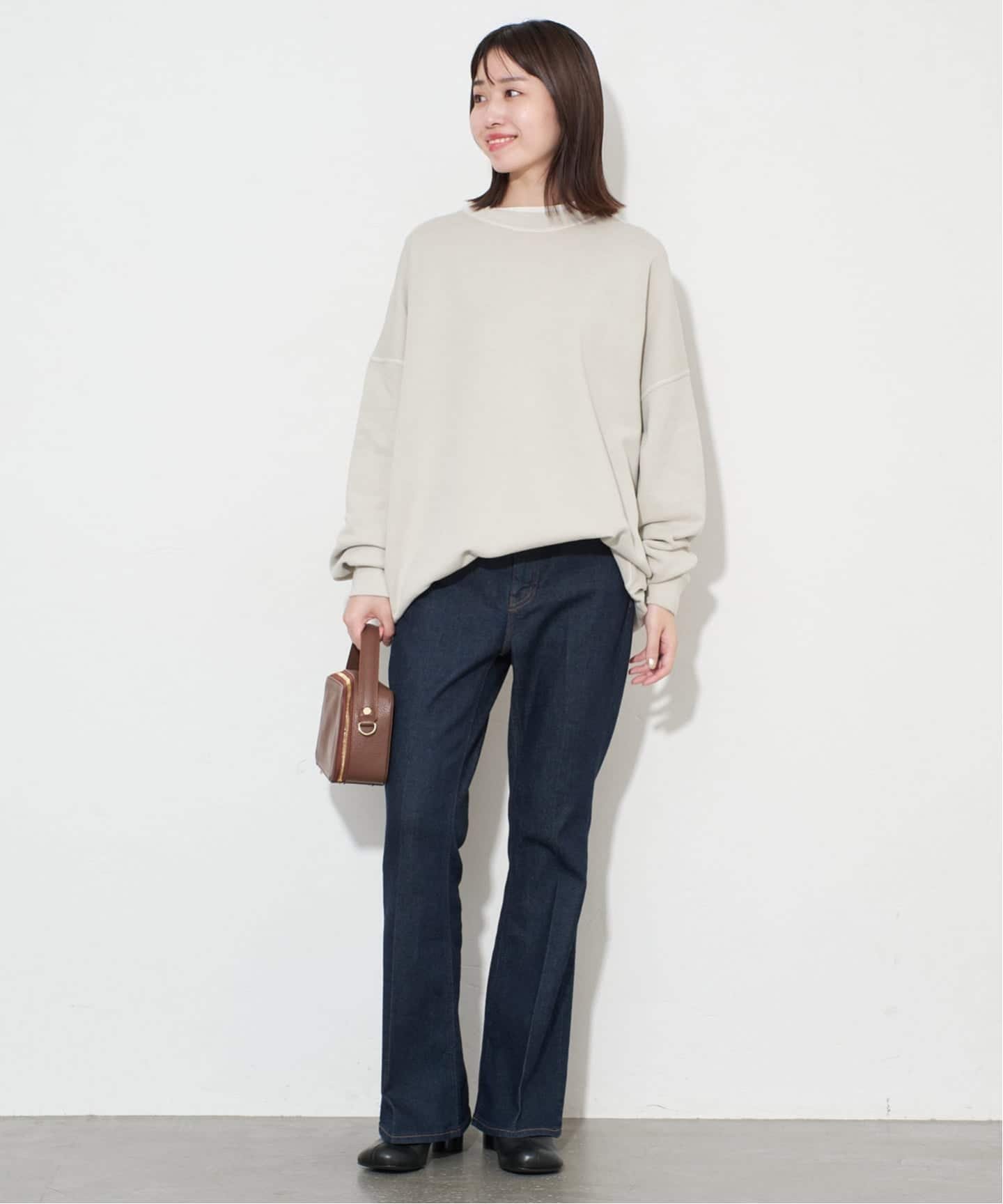 SLOBE IENA｜《WEB限定/追加》ビックシルエットピグメント裏毛プル