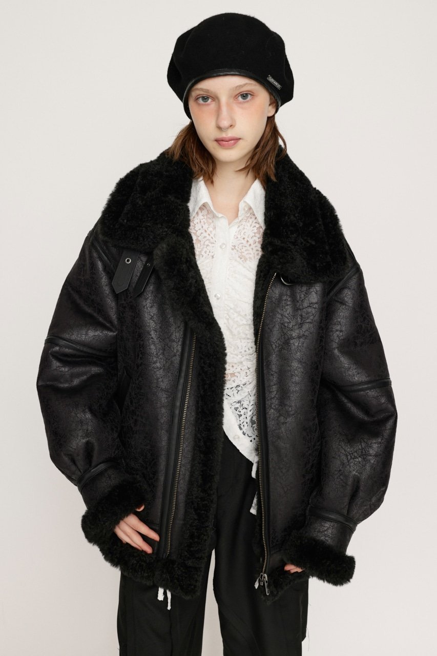 SLY｜VINTAGE FAUX SHEARLING ジャケット | Rakuten Fashion(楽天