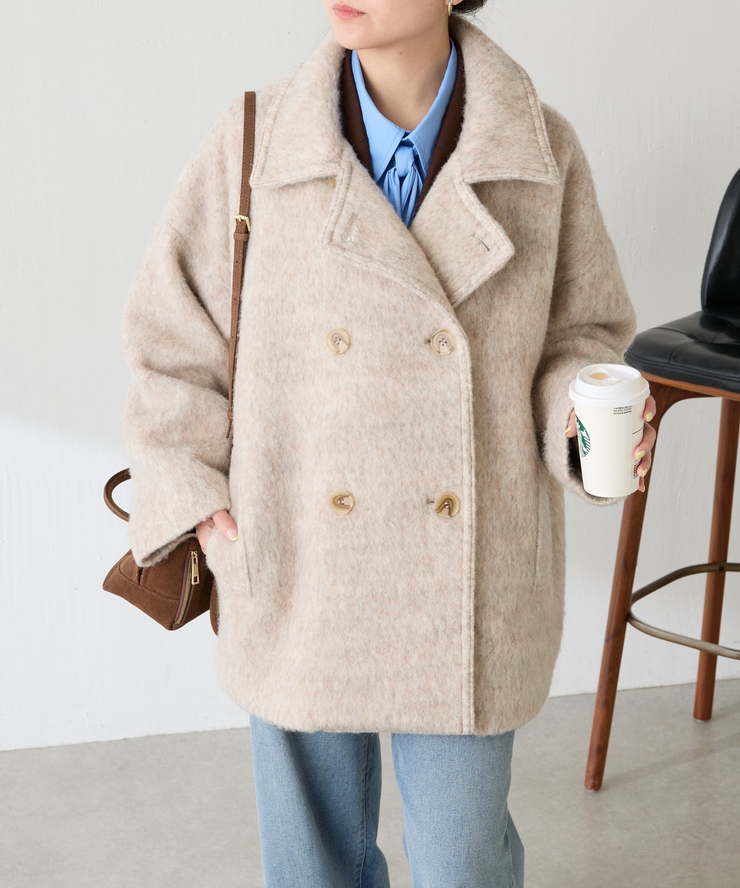 COLLAGE GALLARDAGALANTE｜シャギーコート | Rakuten Fashion(楽天