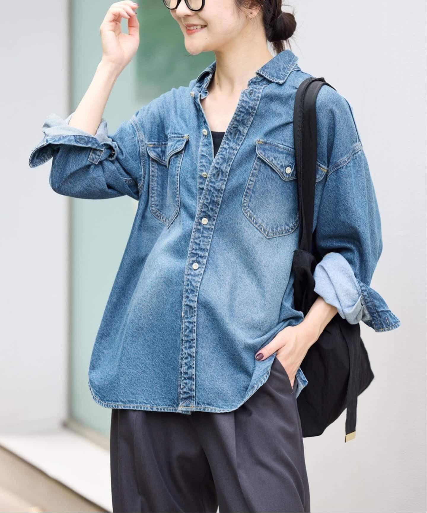 SLOBE IENA｜《WEB限定/追加3》LE DENIM BDUデニムシャツ | Rakuten